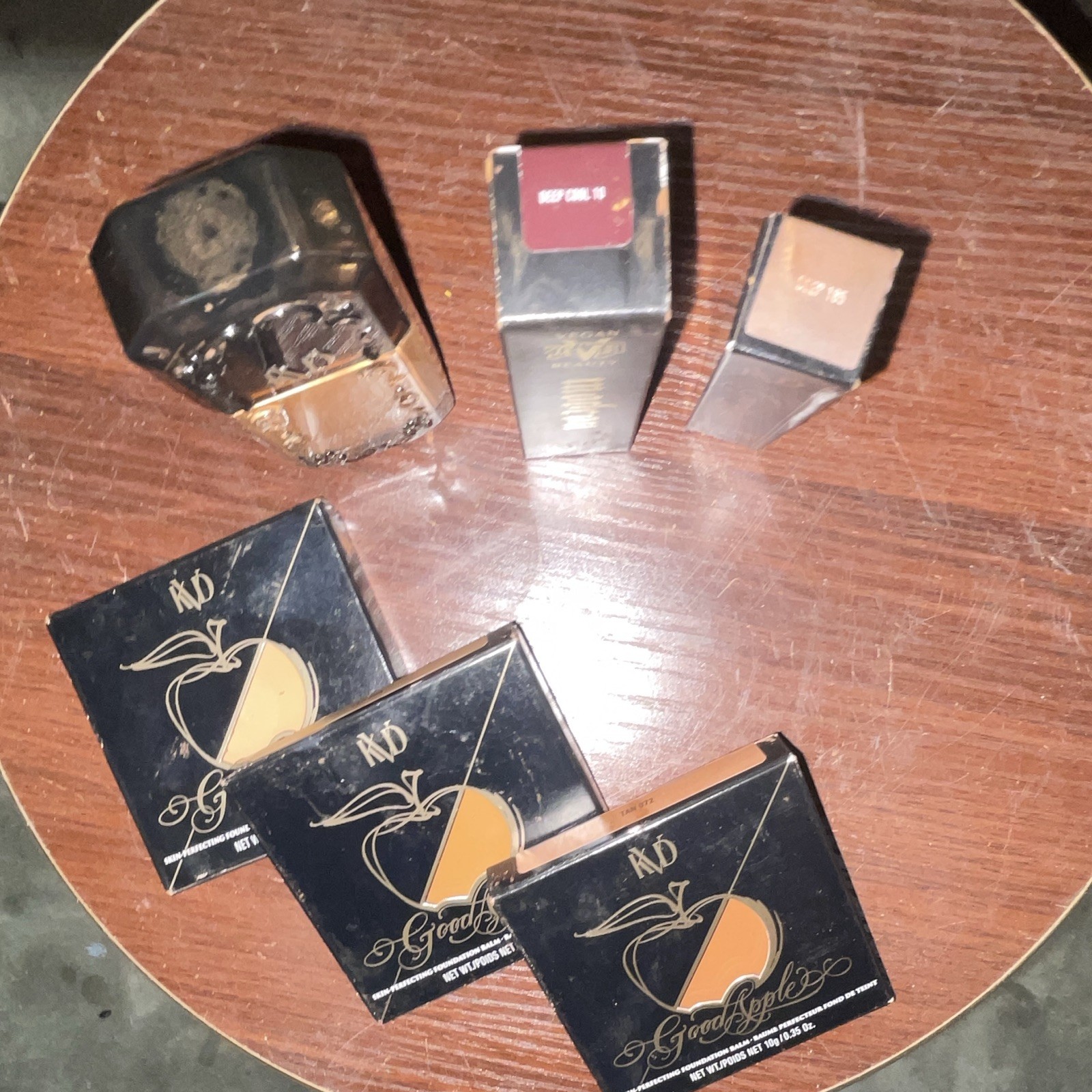 KVD Beauty Full Size Vegan Makeup Lot: Good Apple Foundation Balm + Concealer
