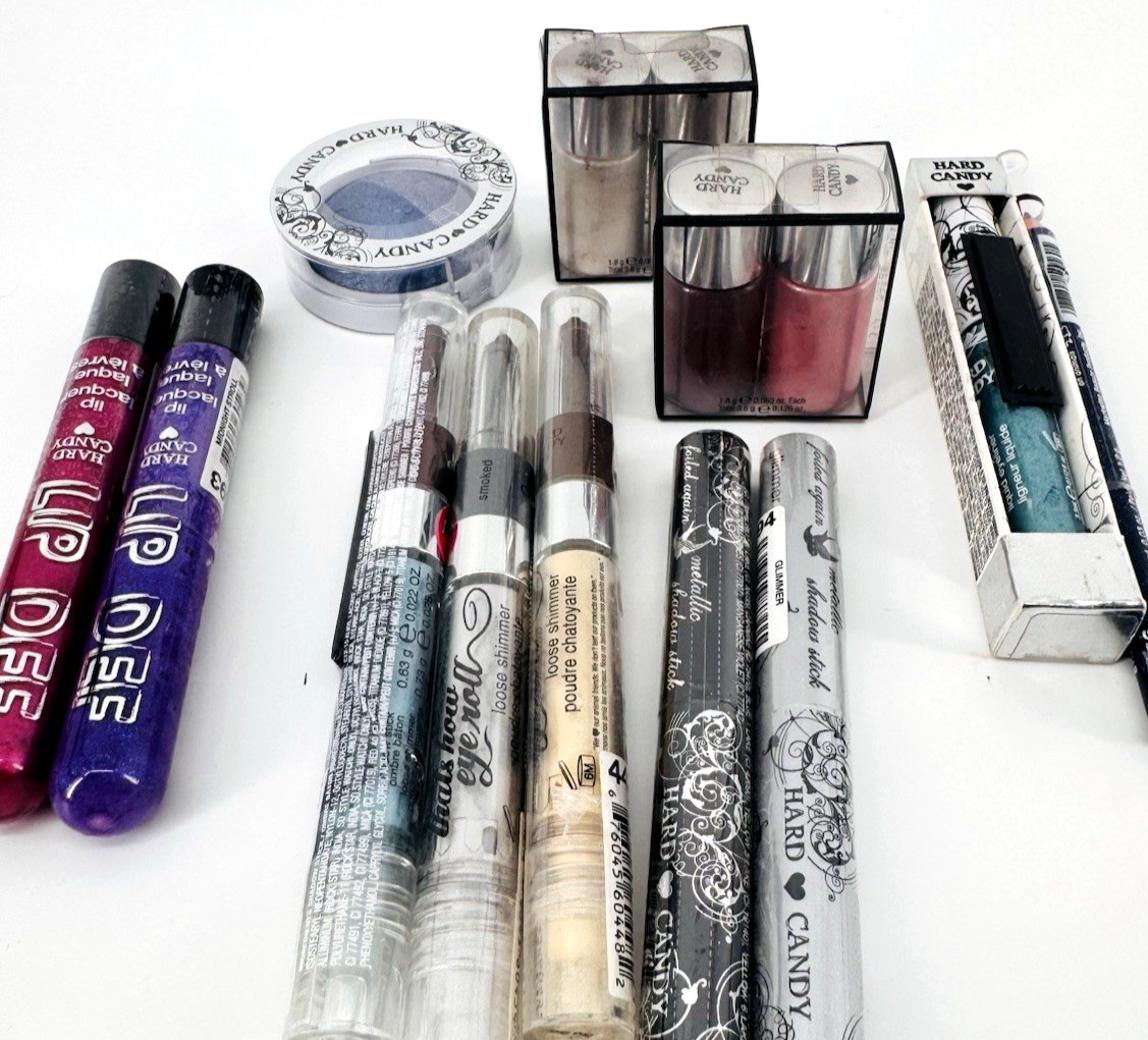 Lot Of Makeup Hard Candy Eyeshadow, Lip Gloss, Liner, New & Sealed FREE Shipping