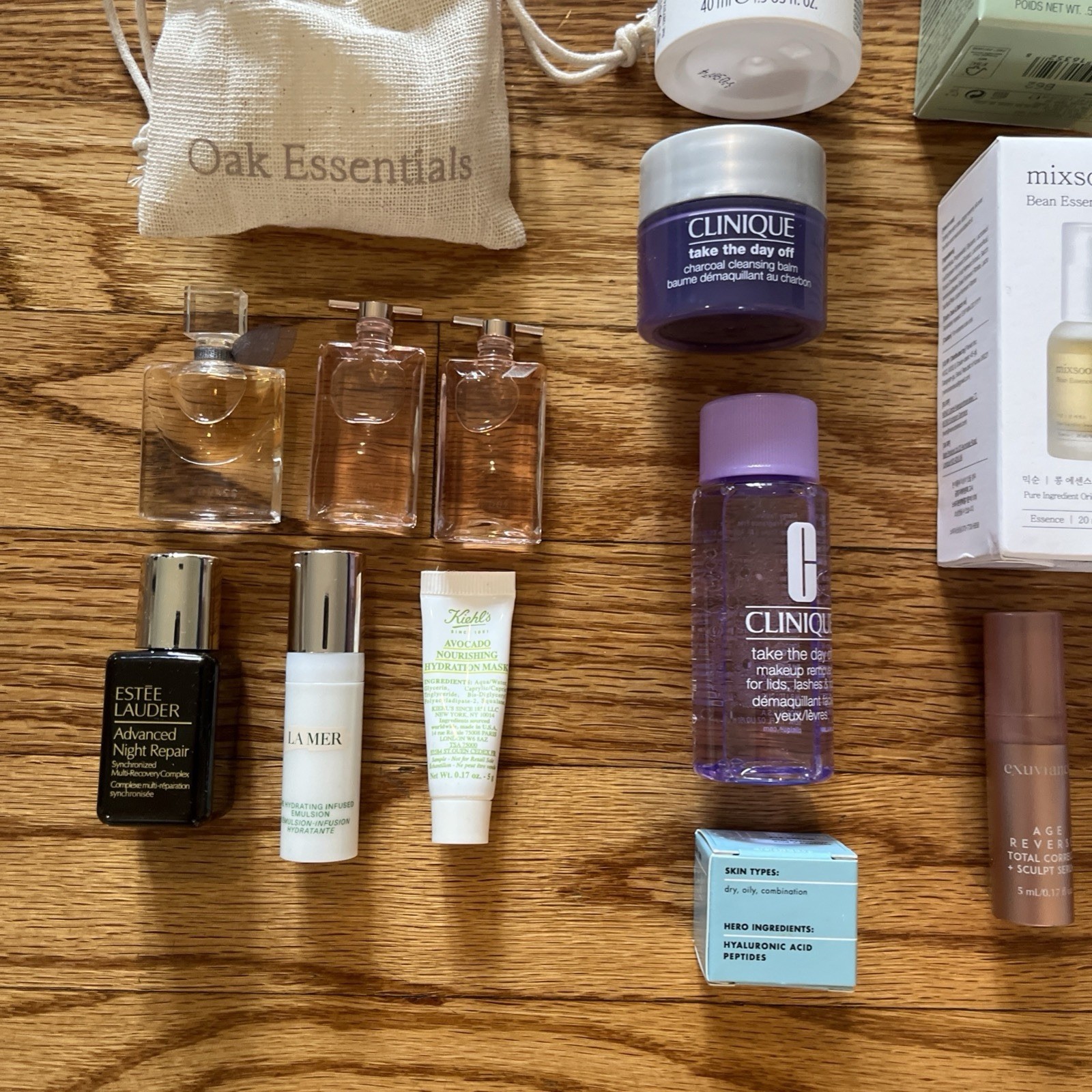 Beauty Perfume Skincare Lot Sample Travel Size Clinique, Kopari, Estee Lauder ￼