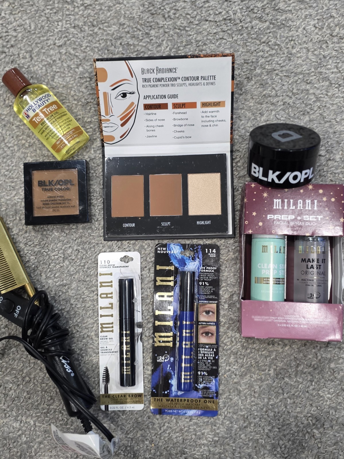 Milani BLK/OPL Ardell Makeup Lot Matte SPF 15 Waterproof Mascara Lipstick