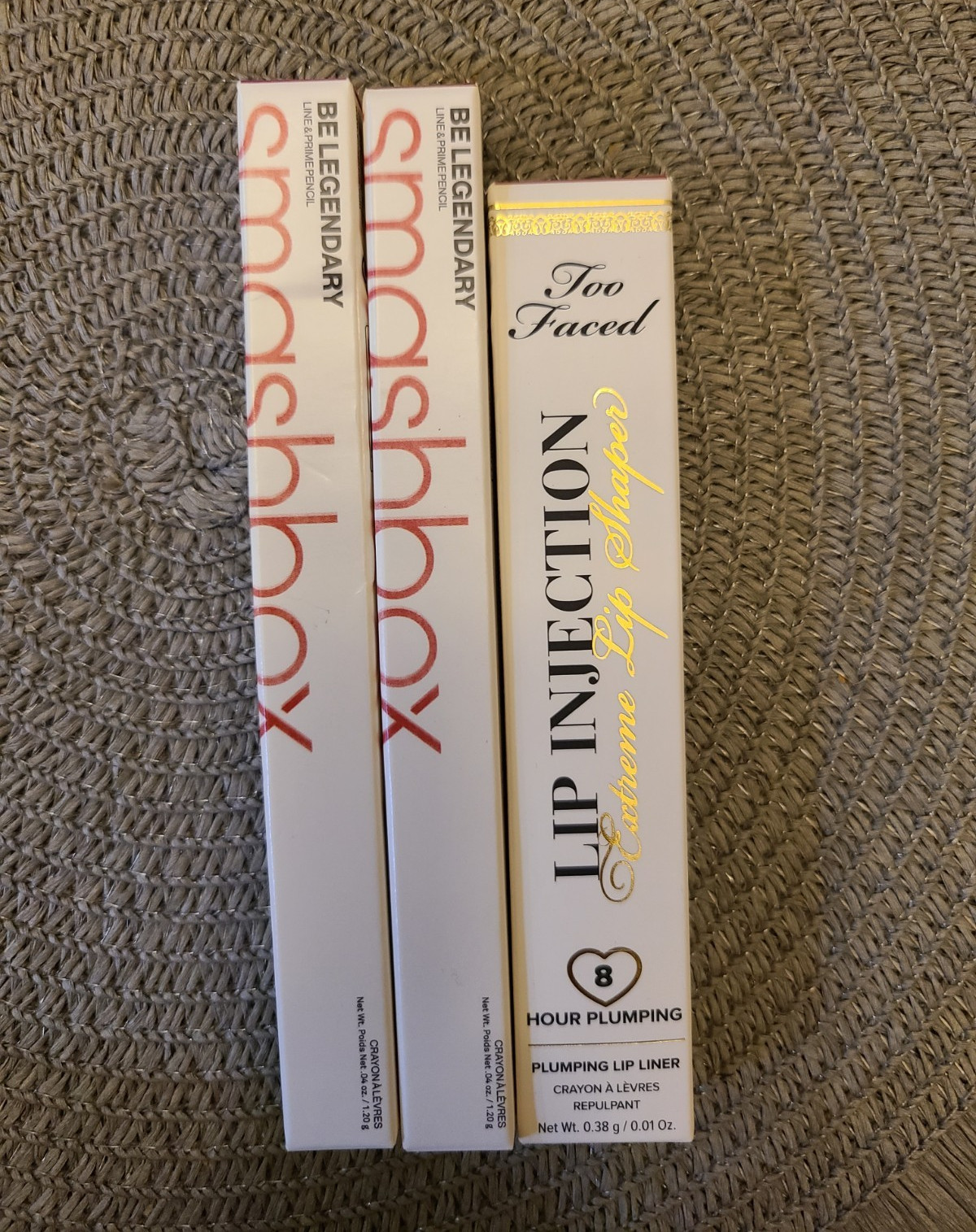Too Faced Lip Injection Extreme Lip Shaper Plumping + Smashbox Lip Liners (2)