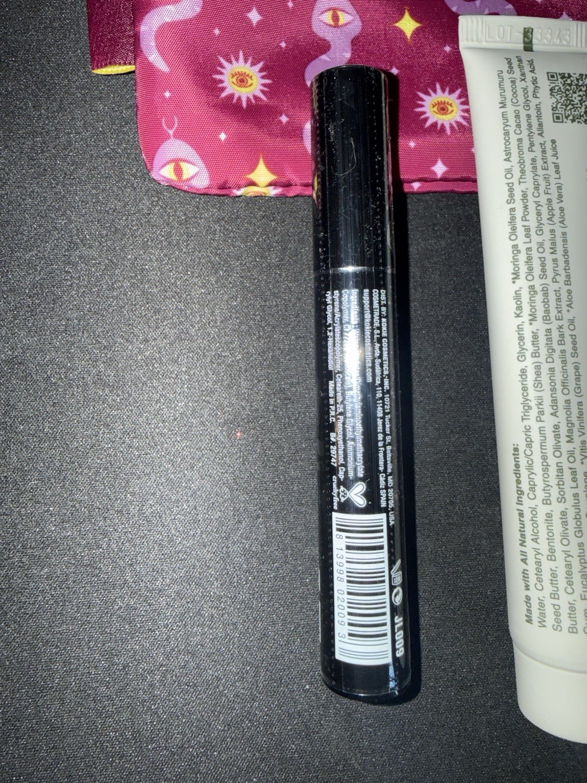 Ipsy Bag W/ Makeup Lot New Kokie Big Eye-Dea Liquid Liner All Moringa Mask Toner