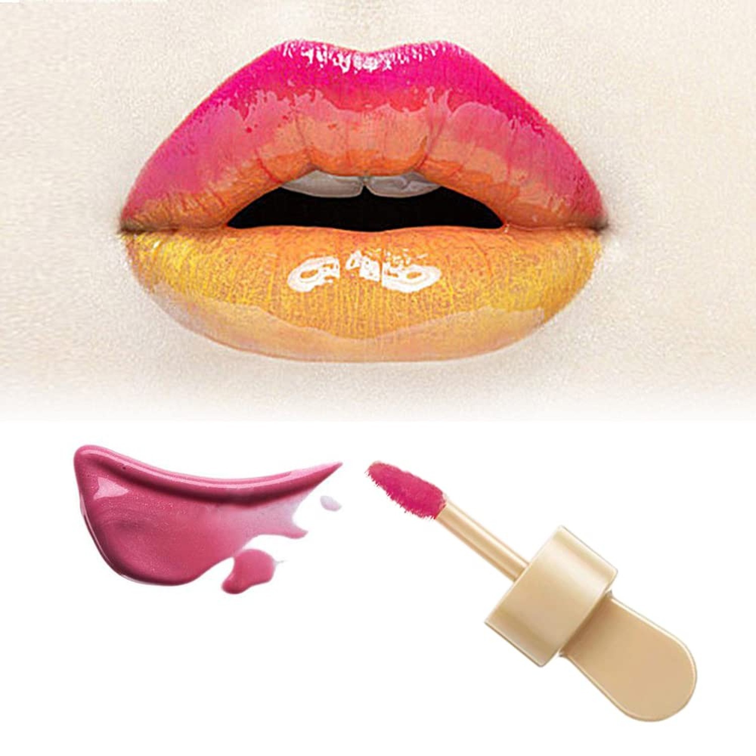 15 Pack Lip Gloss Tubes with Packaging Boxes,Pink Ice-cream Shaped Lipgloss T…