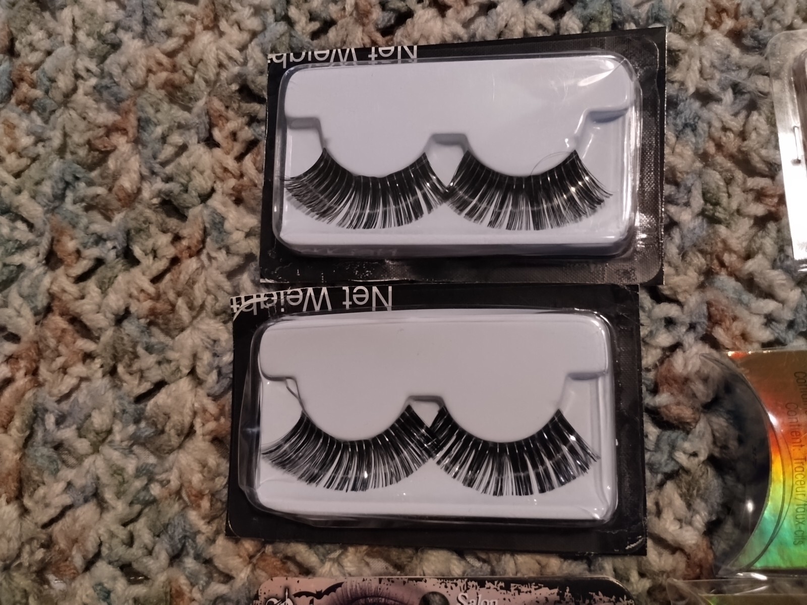 8 Mix Lot Wet n Wild Fantasy Makers Bat Those Lashe Feather Gemstone Eyelashes