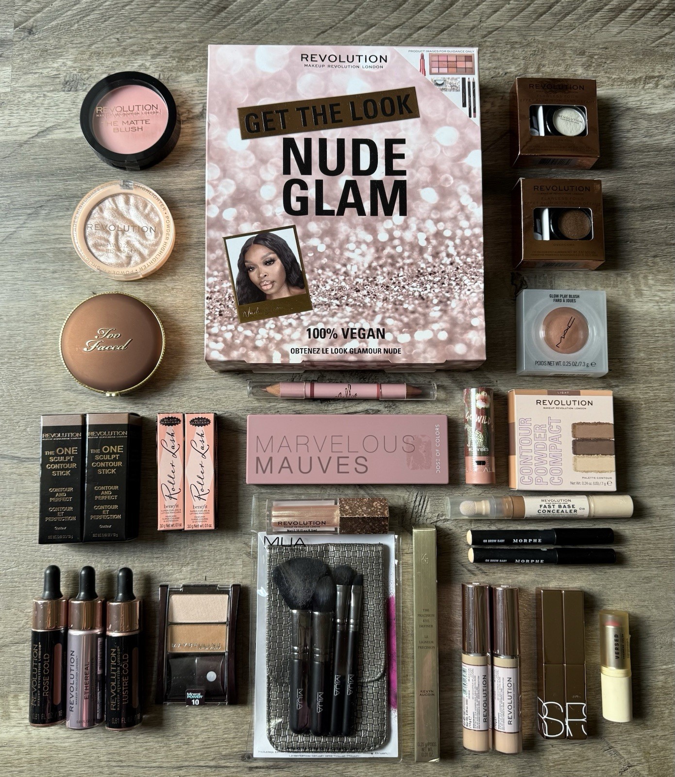 BEAUTY MAKEUP Mixed Lot Bundle – 30pc Too Faced Benefit Morphe Revolution NARS