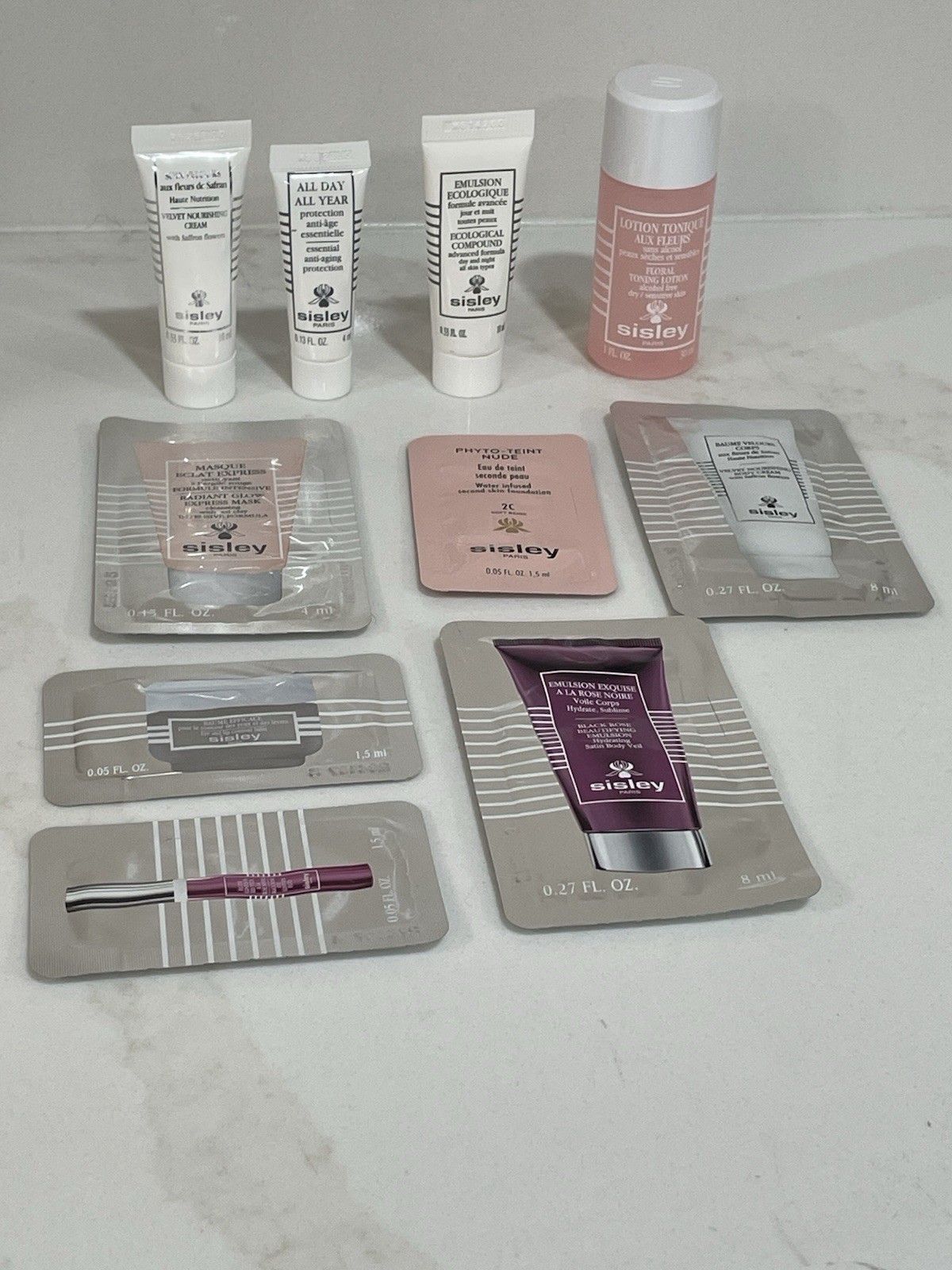 Sisley Sample Travel Size Lot – Neck Body Cream Anti-Aging Youth Double Tenseur