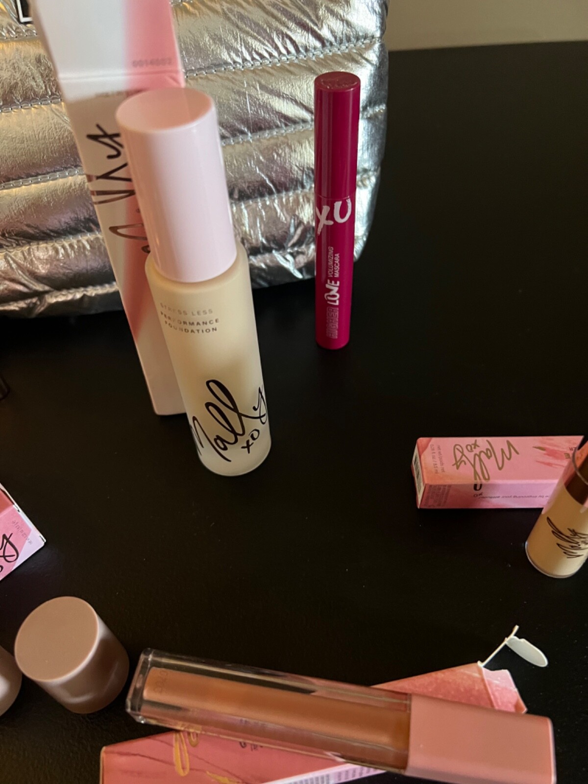 MALLY BEAUTY BUNDLE & BLUSH CRUSH COSMETIC BAG ALL NIB 7 pcs