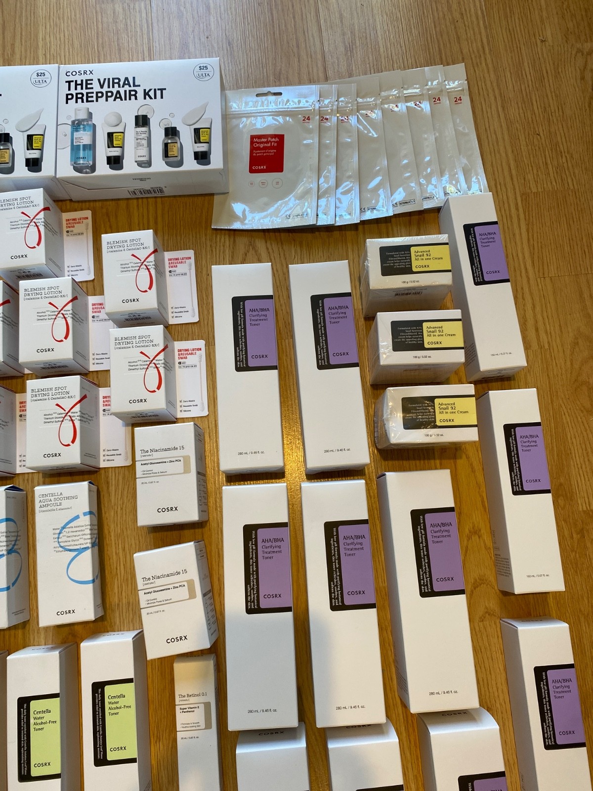 huge cosrx bundle korean skin care makeup products 95 new items