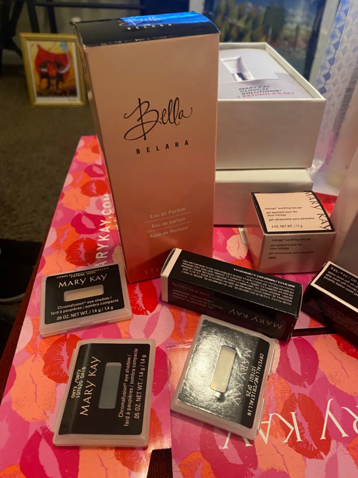 cosmetics beauty products, value over $500 all items in picture are available !