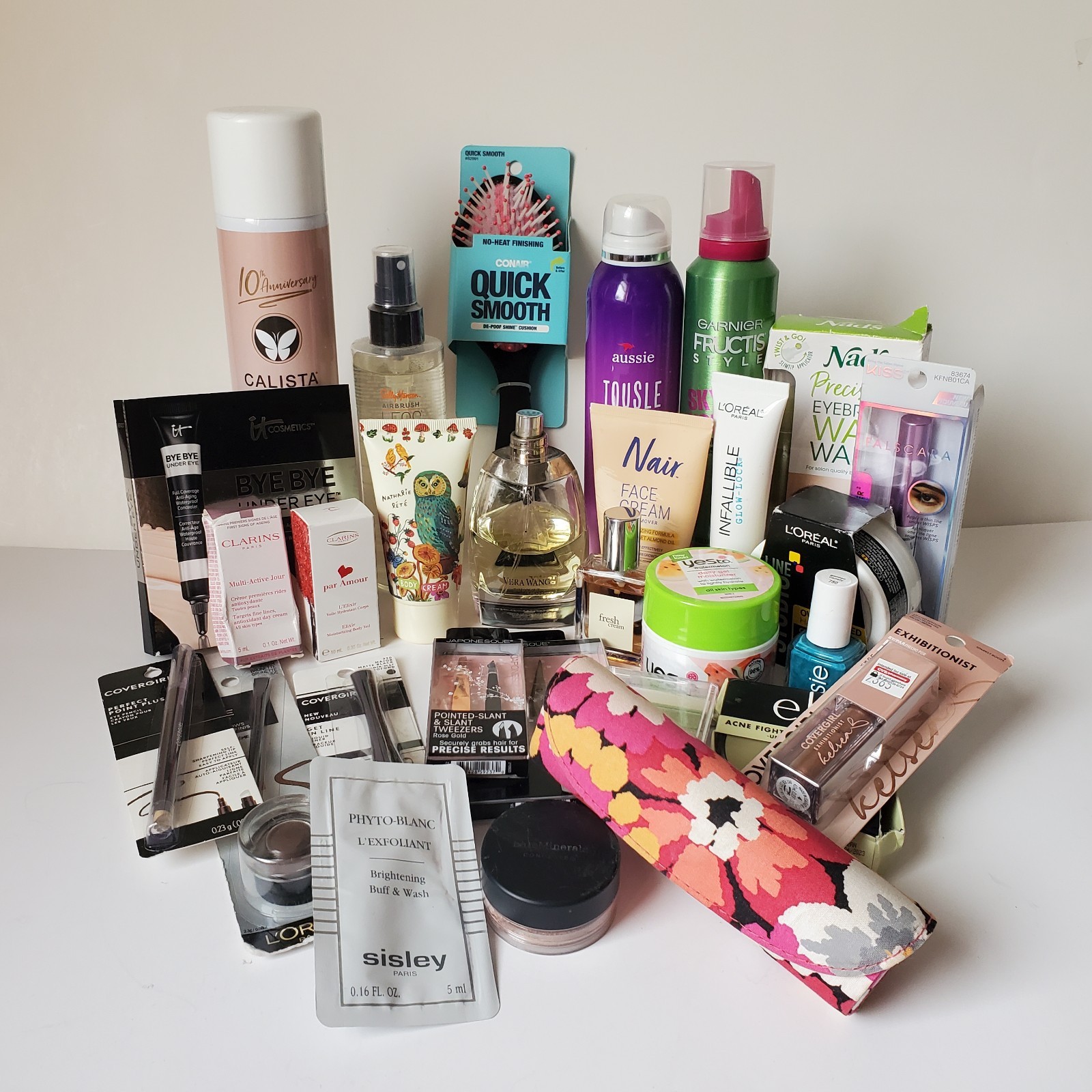 High End To Drugstore Beauty Lot Bare Minerals Clarins Loreal Philosophy Aussie