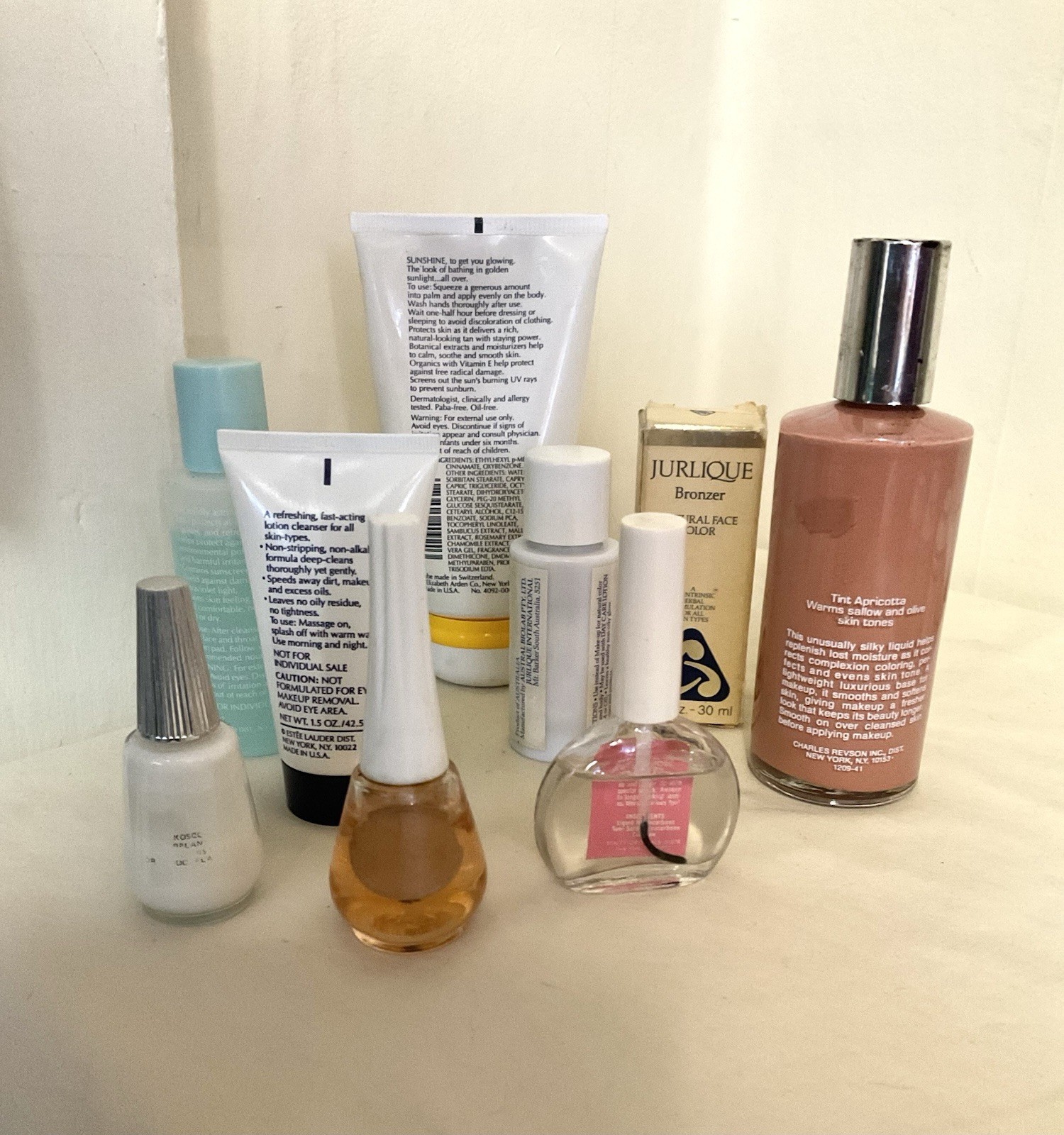 Vintage Lot Of Makeup Bottles Discontinued Elizabeth Arden Estee Lauder Ultima 2