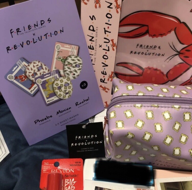 Revolution X Friends TV Show Makeup and Accessories Bundle Limited Edition NWT