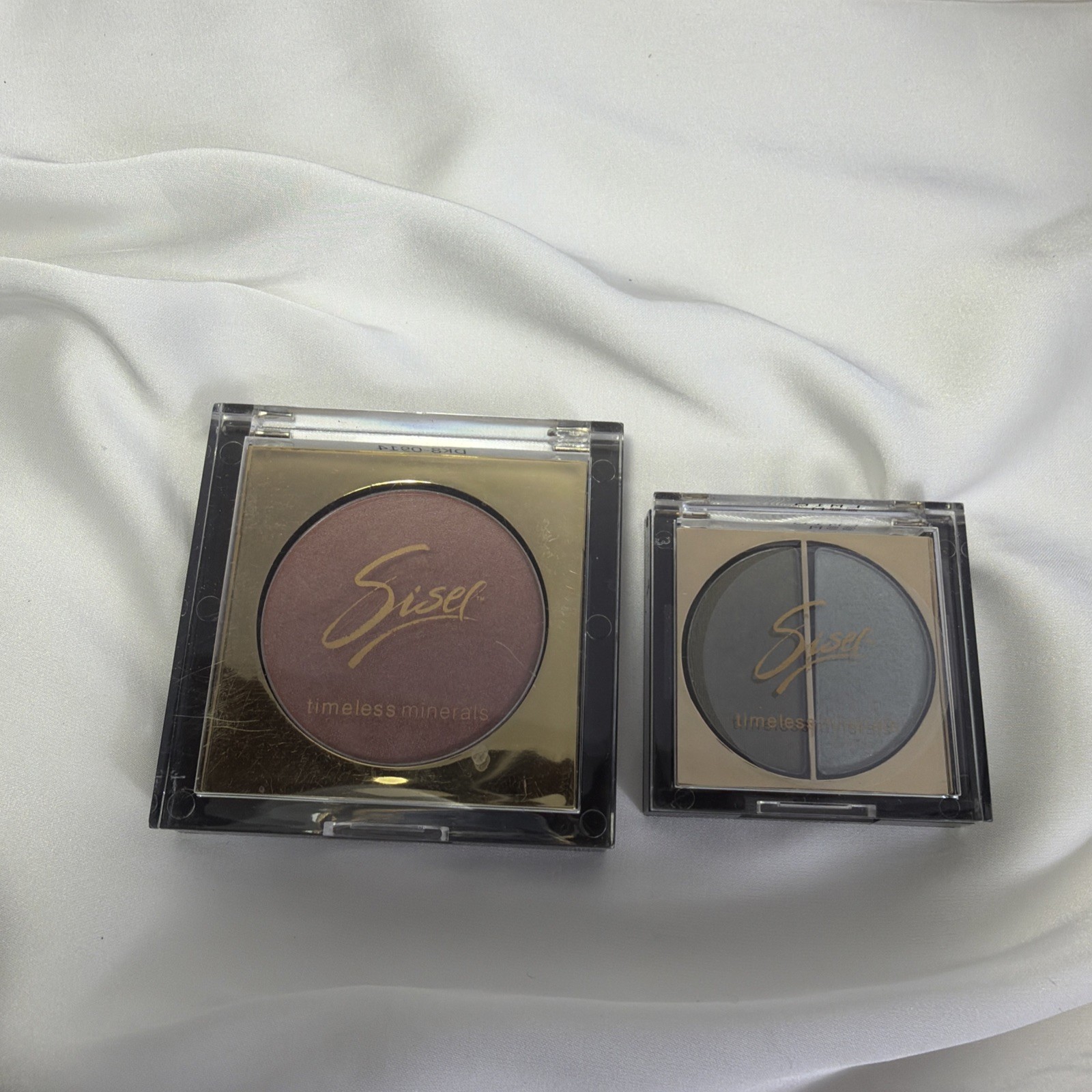 Sisel Timeless Minerals Sage & Sea Salt Eyeshadow & Bronzer Made In USA