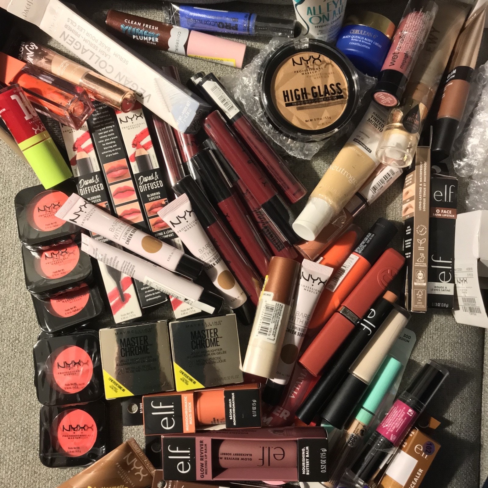 Mixed Makeup Lot All New items/ Resellers/ Drugstore makeup 20 items
