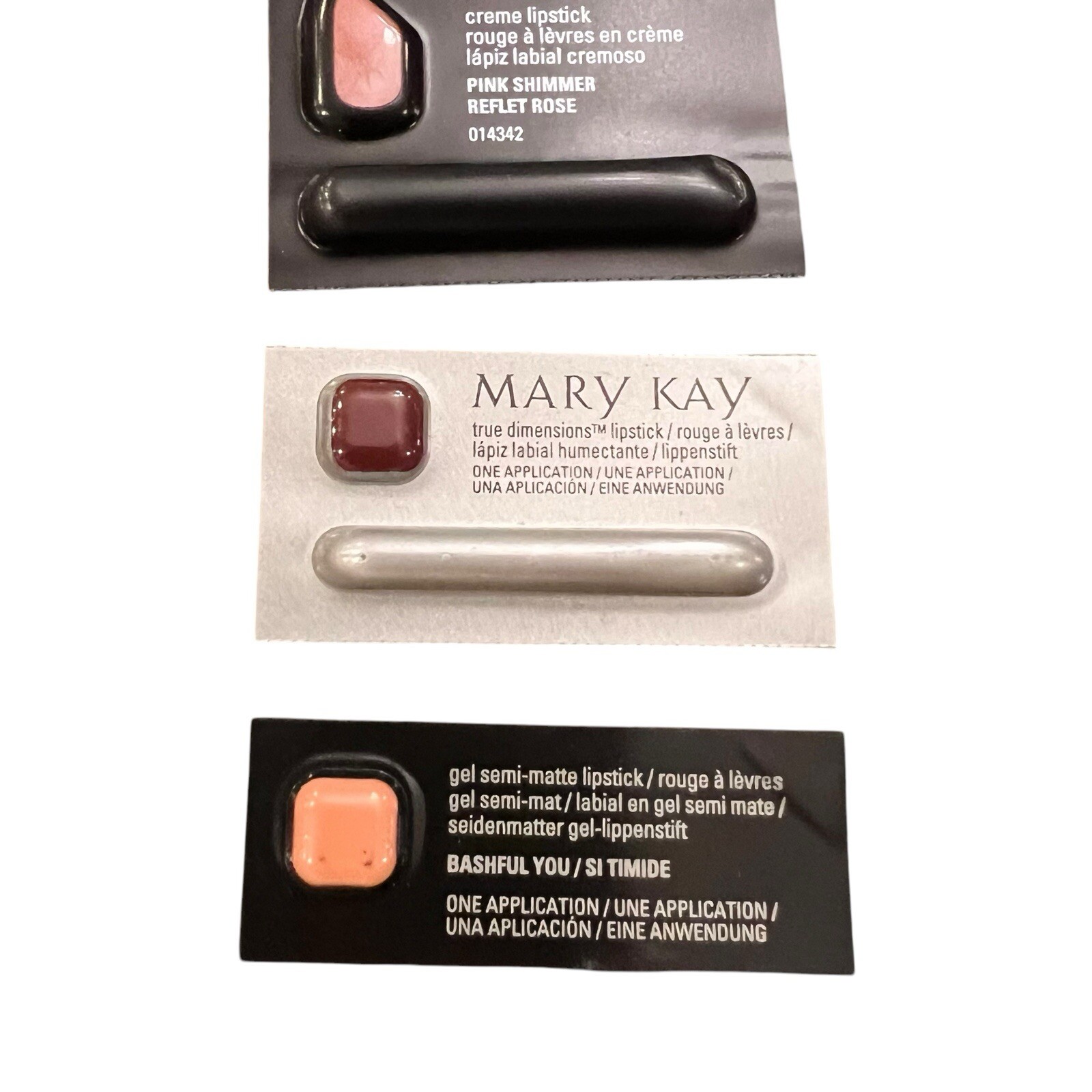 Mary Kay Lot Assorted Samples New & Discontinued Colors Single Use Travel #107