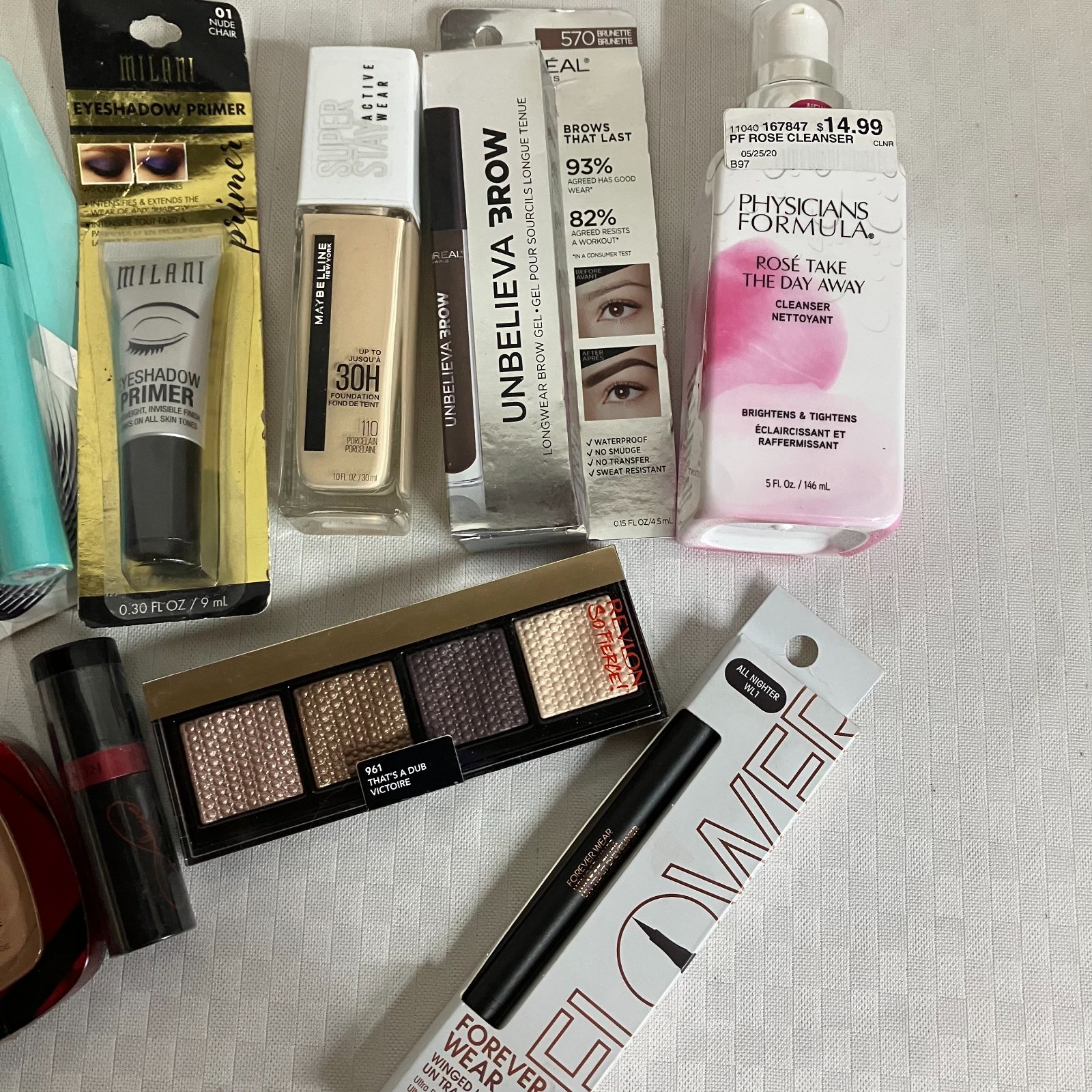 Milani Maybelline L’Oréal Almay FLOWER Bundle 10-Piece Makeup Kit New