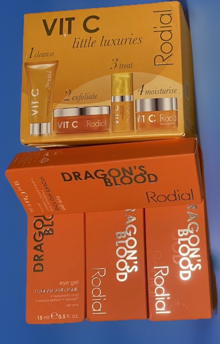 💋5pc HighEnd Premium Beauty RODIAL Skincare FULL &TRAVEL SZ Bundle ALL THIS❣️