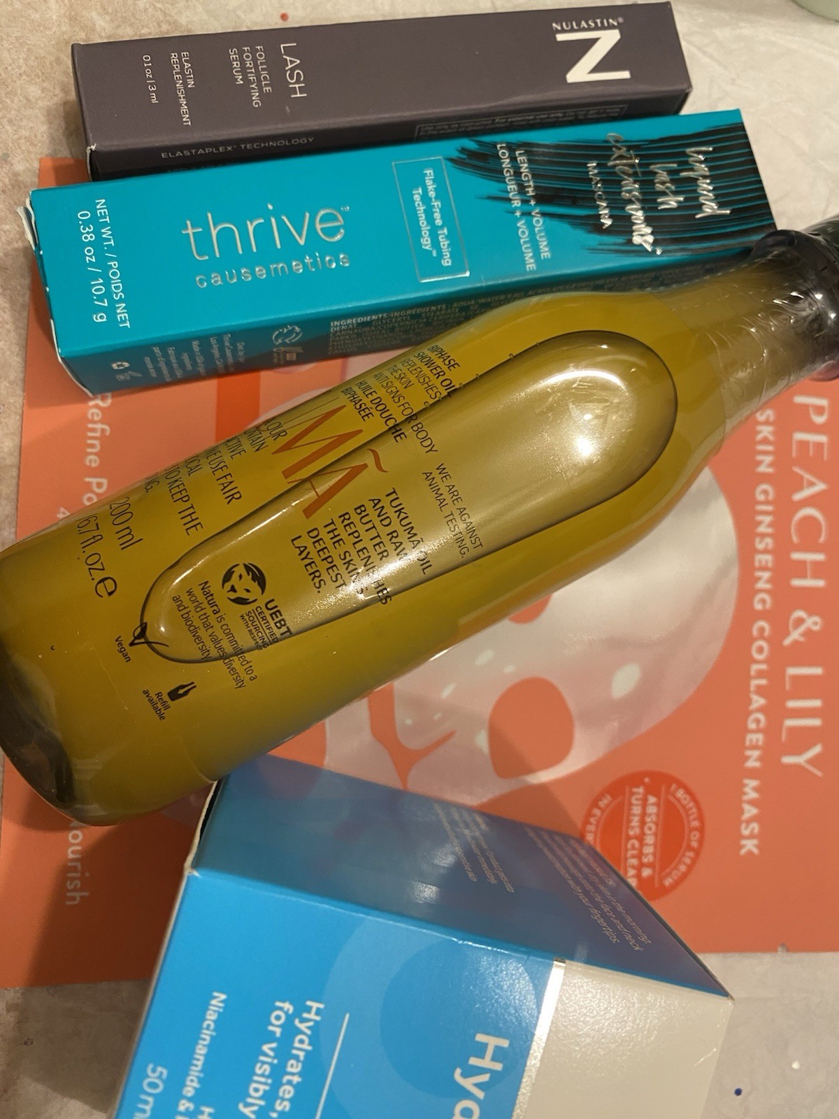 💋HighEnd Premium Beauty Skincare Shower Oil Mask&Day Gel 5pc Bundle ALL THIS❣️