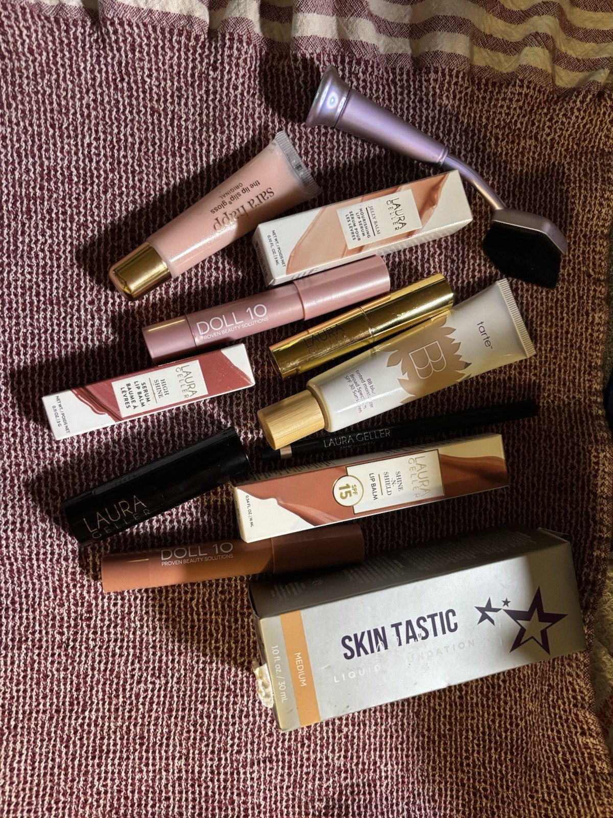 Assorted Sample/Travel Makeup Lot: Doll 10, Laura Geller, tarte, SPF