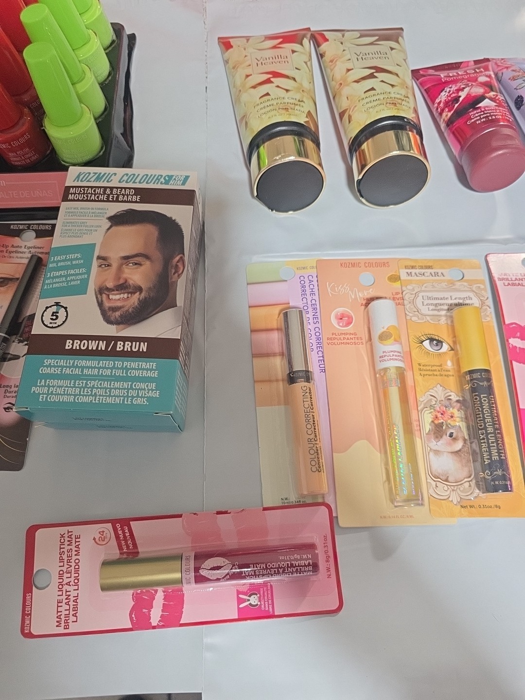 RANDOM BULK Wholesale Mixed Makeup Cosmetics 40 Pcs Lot Kozmic Colors Brand