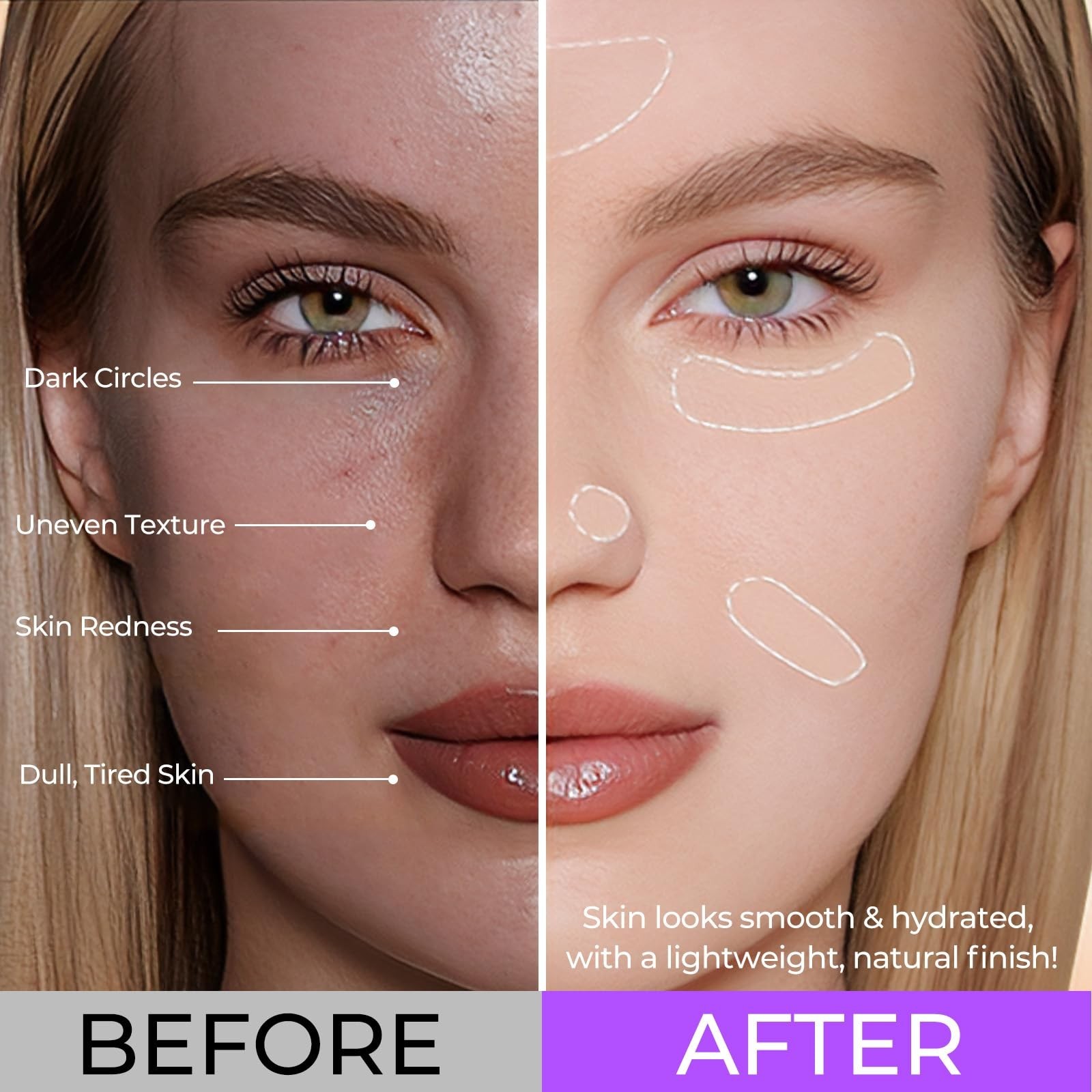 Primer for Face, 3 In 1 Face Primer Before Makeup, Moisturizes-Sunscreen Crea…