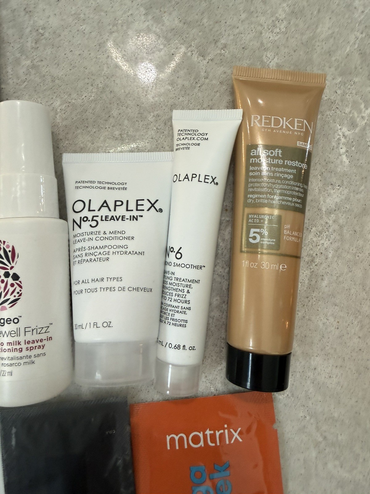 NEW!High End Mixed Lot of Deluxe,Full & Travel Hair Samples!OUAI, IGX,WOW & more