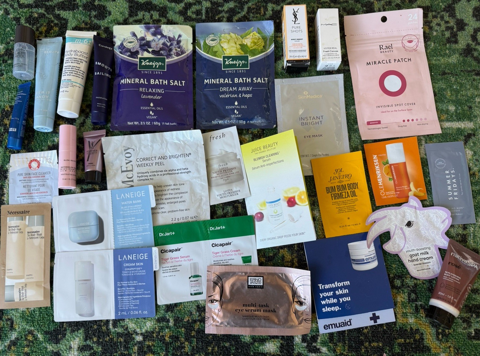 LOT OF 10 HIGH-END SKINCARE SAMPLES TRAVEL-SIZED & PACKETS RANDOM NO REPEATS NEW