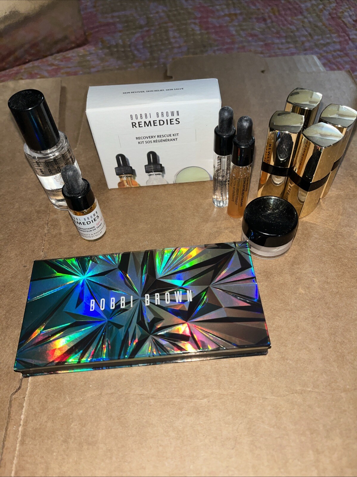 Bobbi Brown 13 Pcs, Remedies Cleansing Eye Repair Lipstick Eye Shadow Pallette