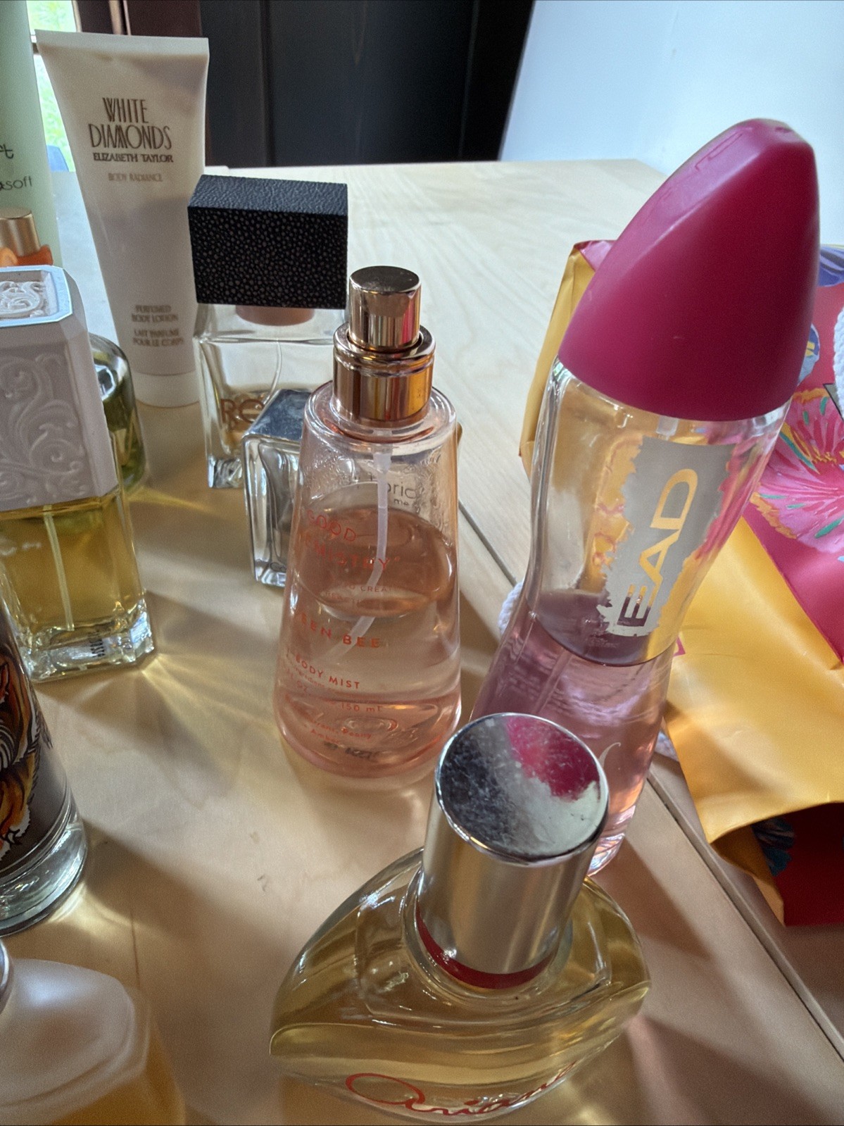 Mixed Beauty Supply Lot – Ed Hardy, Philosophy, Bigelow, Perfumes, Avon, Taylor