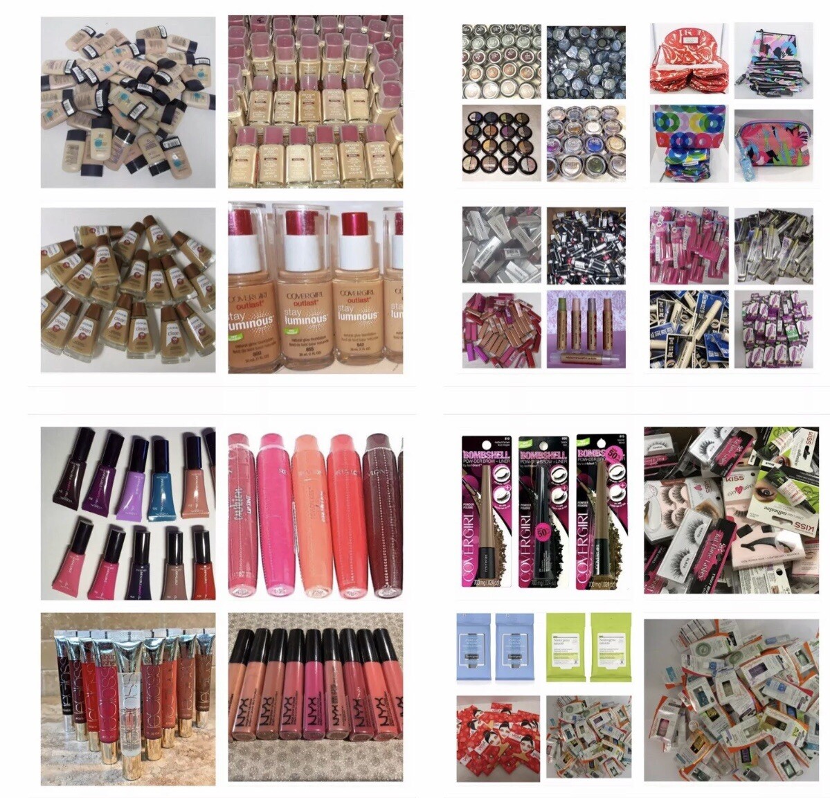 25Pcs-mixed lot cosmetics,covergirl Maybelline L’Oréal and more!!!