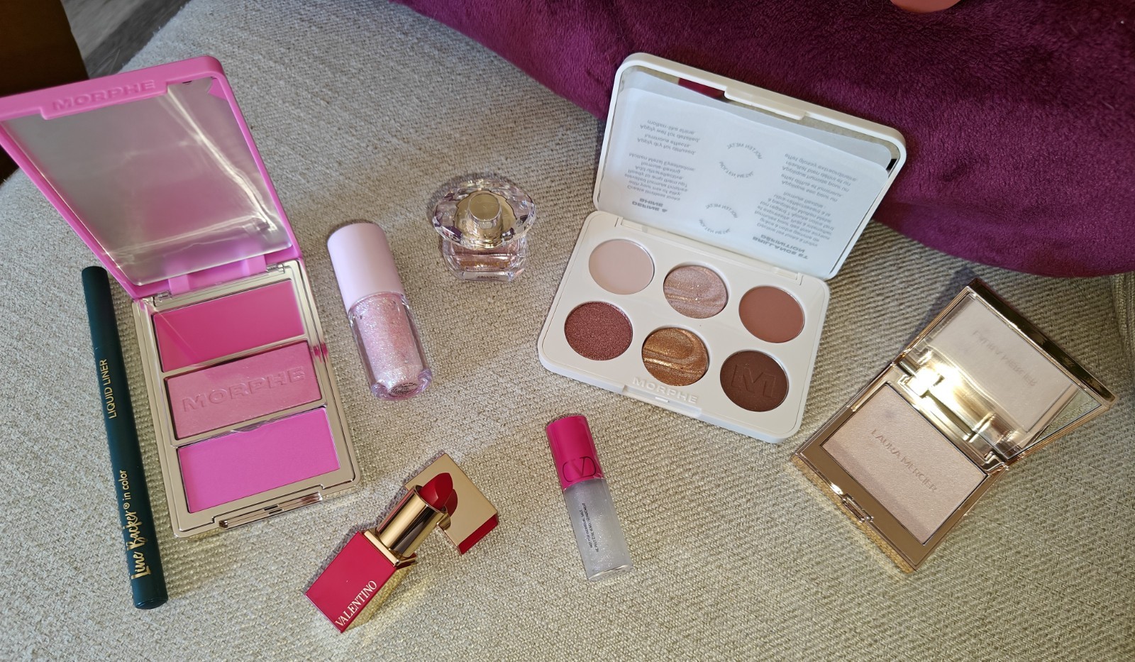 Beauty Bundle Feat: Morphe, L.Mercier, Valentino, Versace, Neccessaire +