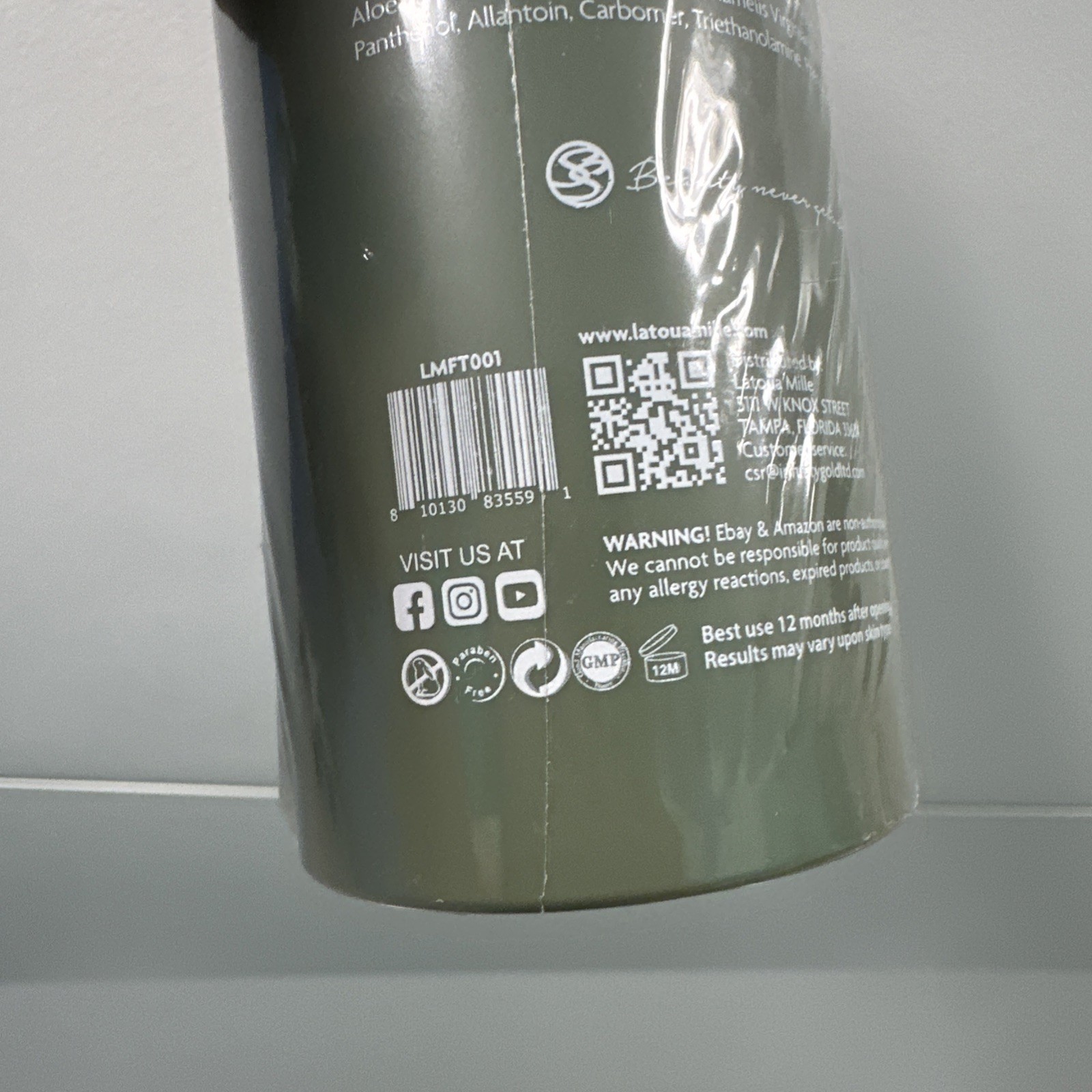 Latoua Mille Facial Toner Enriched with Hyaluronic Acid + Multi-Peptide