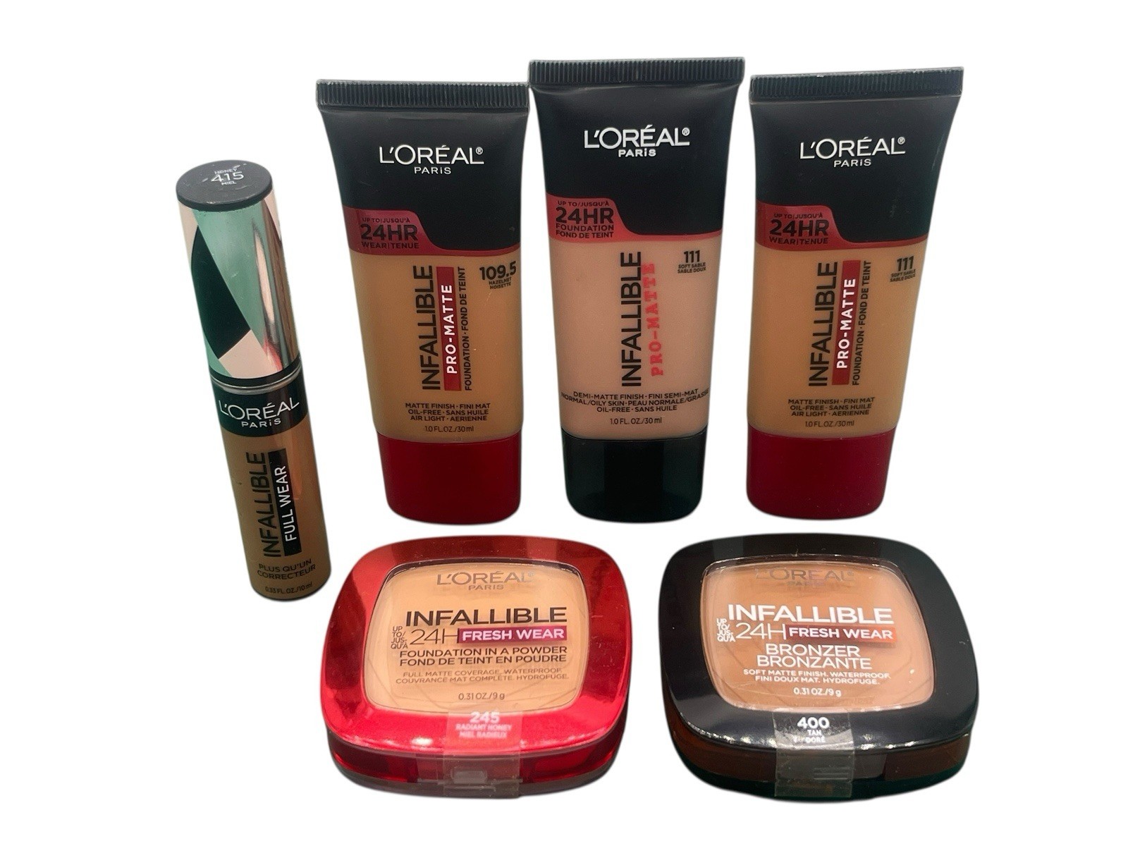 Lot Of 6 L’ORÉAL Make-Up – NEW – Refer To Pictures