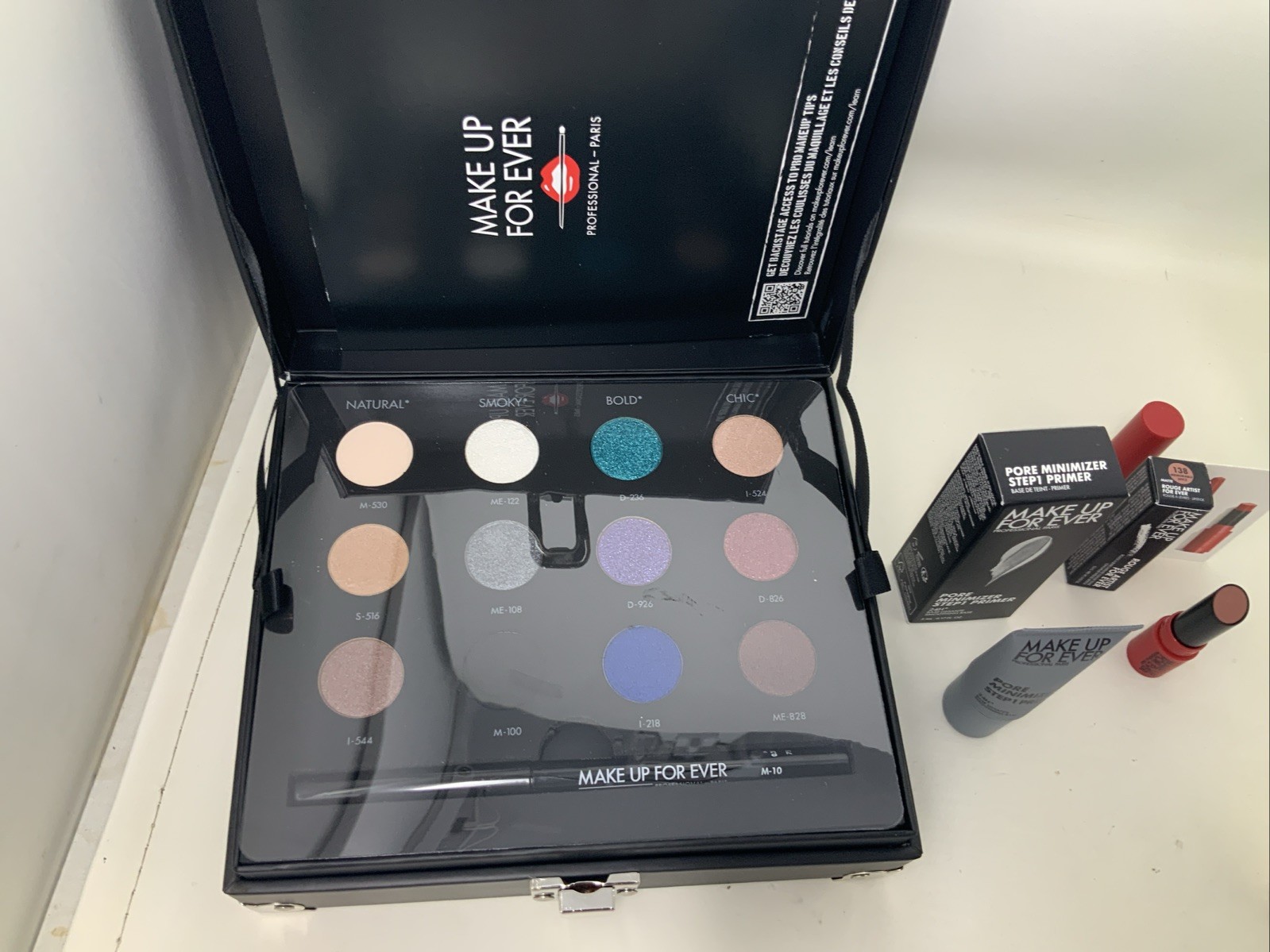 Huge Lot Of 39 Pieces Make Up For Ever & Bobbi Brown Full, Travel & Sample Size