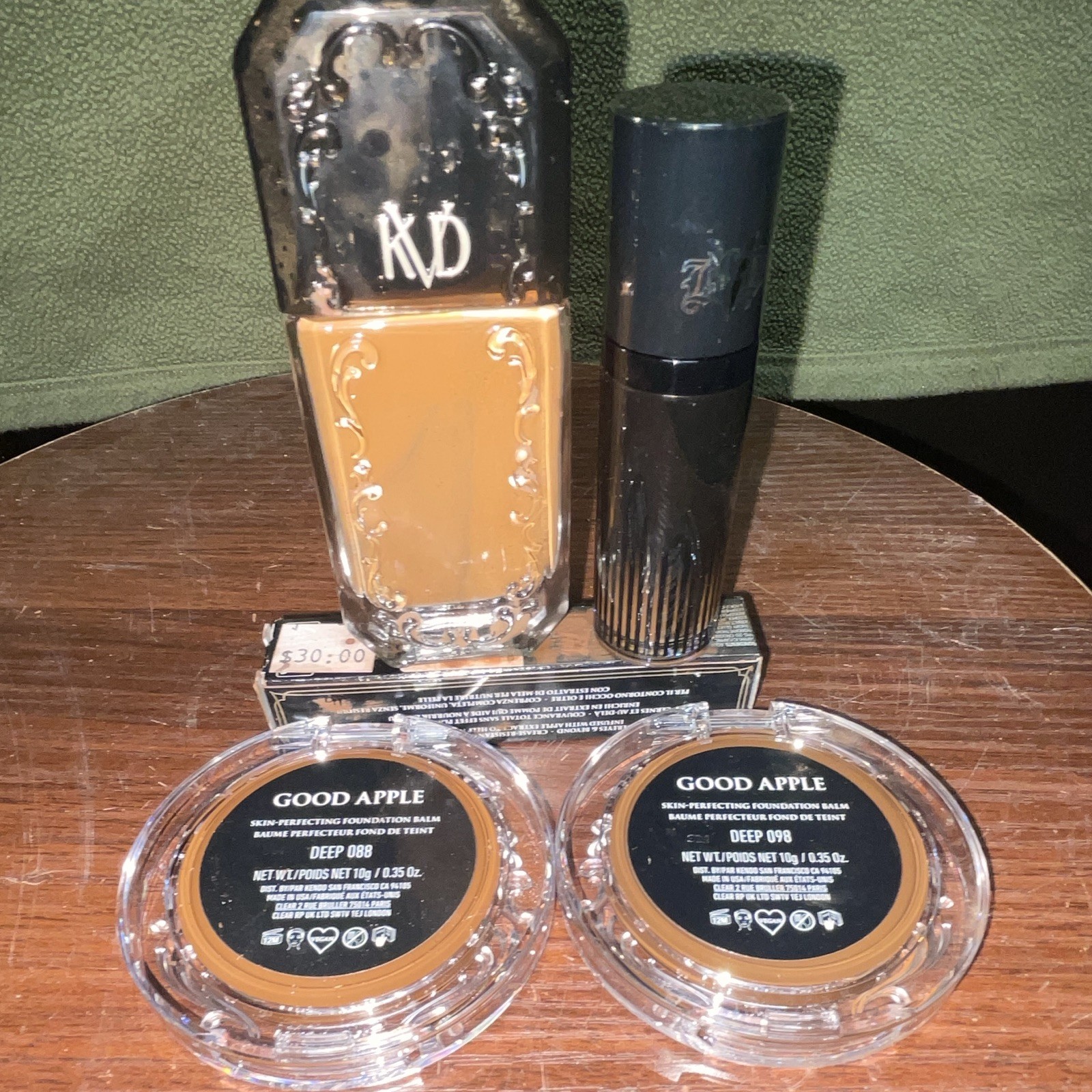 KVD Beauty Full Size Vegan Makeup Lot: Good Apple Skin-Perfecting Balm