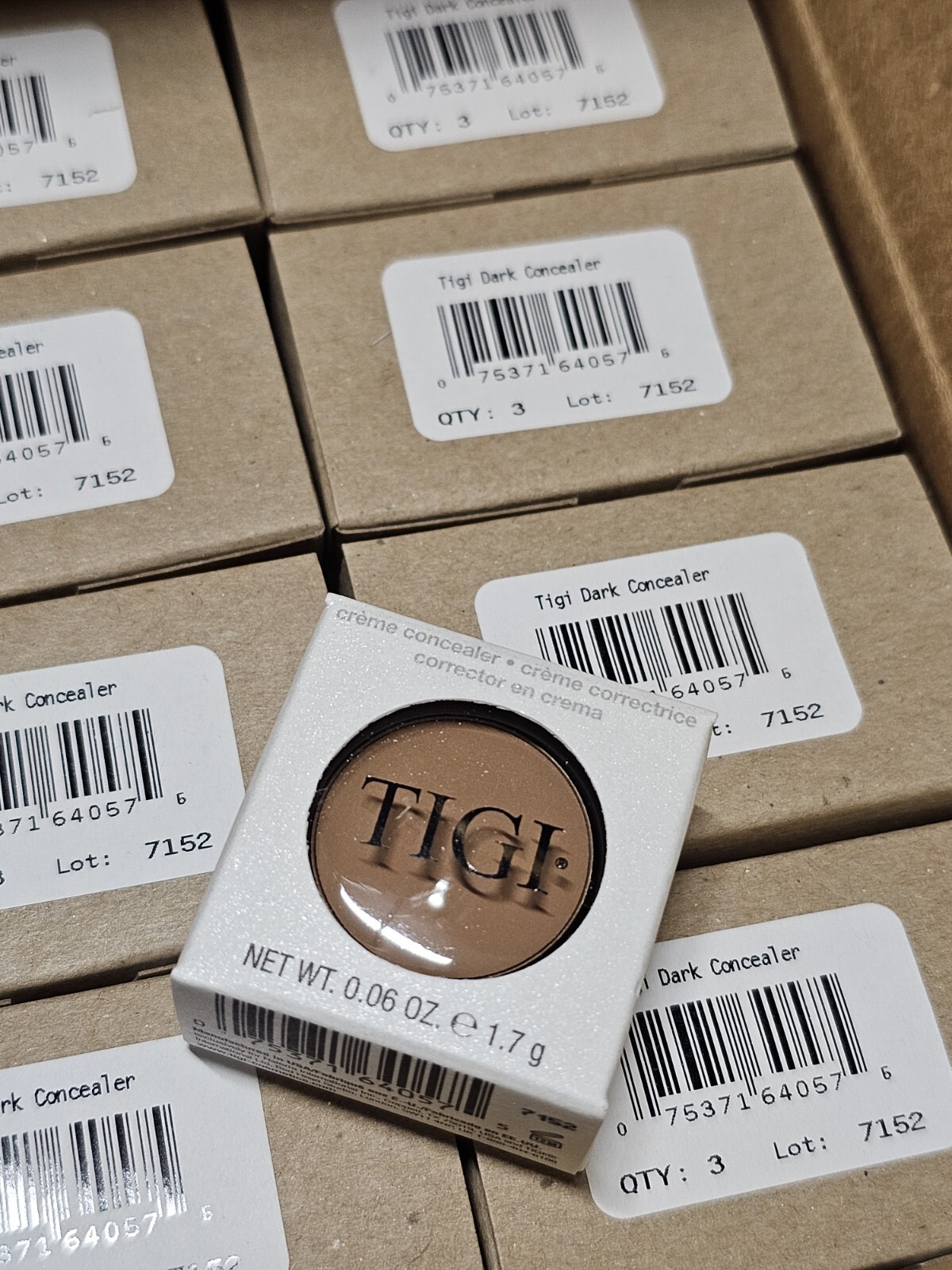 $1152 Retail Value 48 Piece Lot Box Beauty Makeup Cosmetics TIGI Concealer Dark