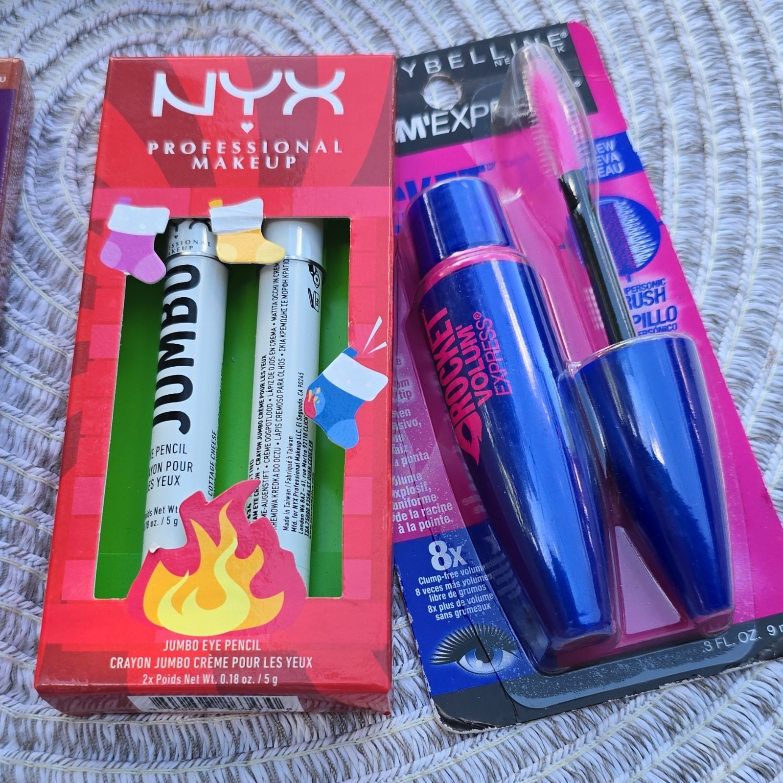 Assorted Full Size Waterproof Makeup Lot: NYX, Maybelline, Revlon, Joah