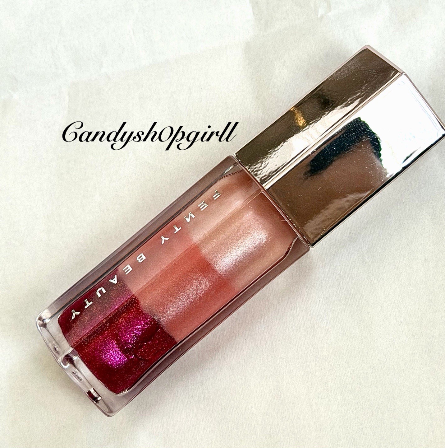 7PC Fenty Beauty Blush/Mascara/Sharpner/Lip Pencil/Gloss Bomb/Lip Oil/Pouch