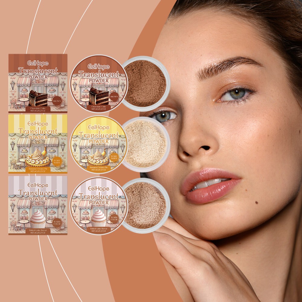 Brown Makeup Powder (Chocolate Cake Flavor) Baking Flavor