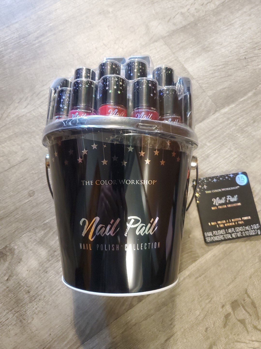 Markwins The Color Workshop Nail Pail 15 Piece Nail Polish Gift Set Brand New