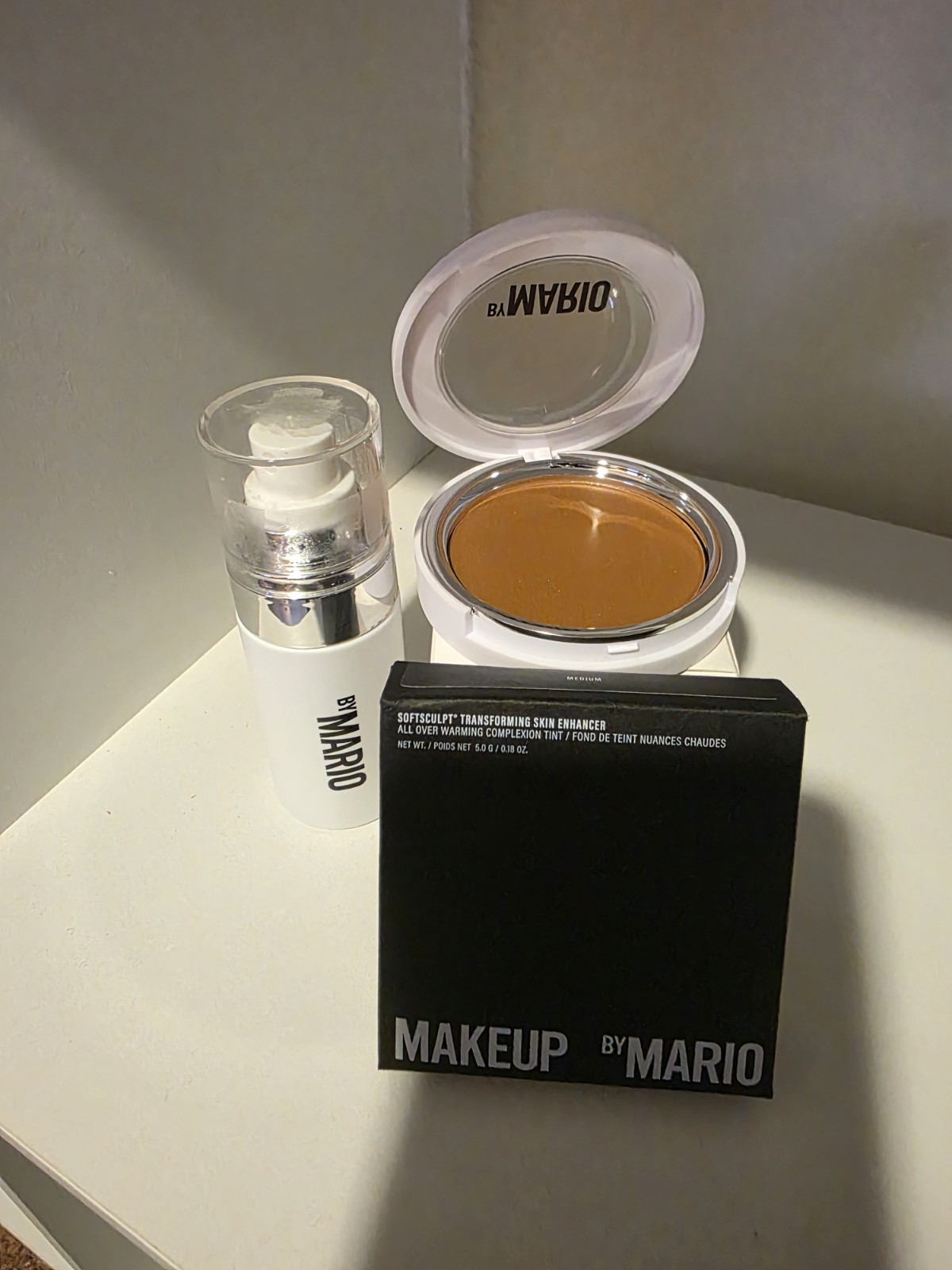 The Make Up By Mario Setting Spray and Bronzer Set.