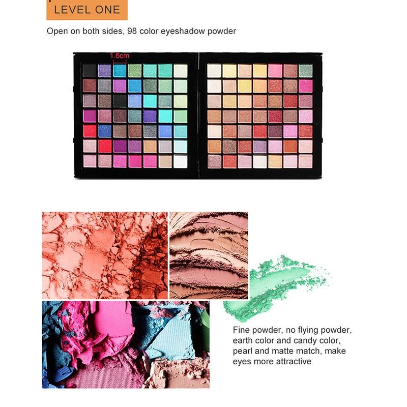 177 Color Makeup Set Eyeshadow Palette Blush Lip Gloss Concealer All-in-one Kit