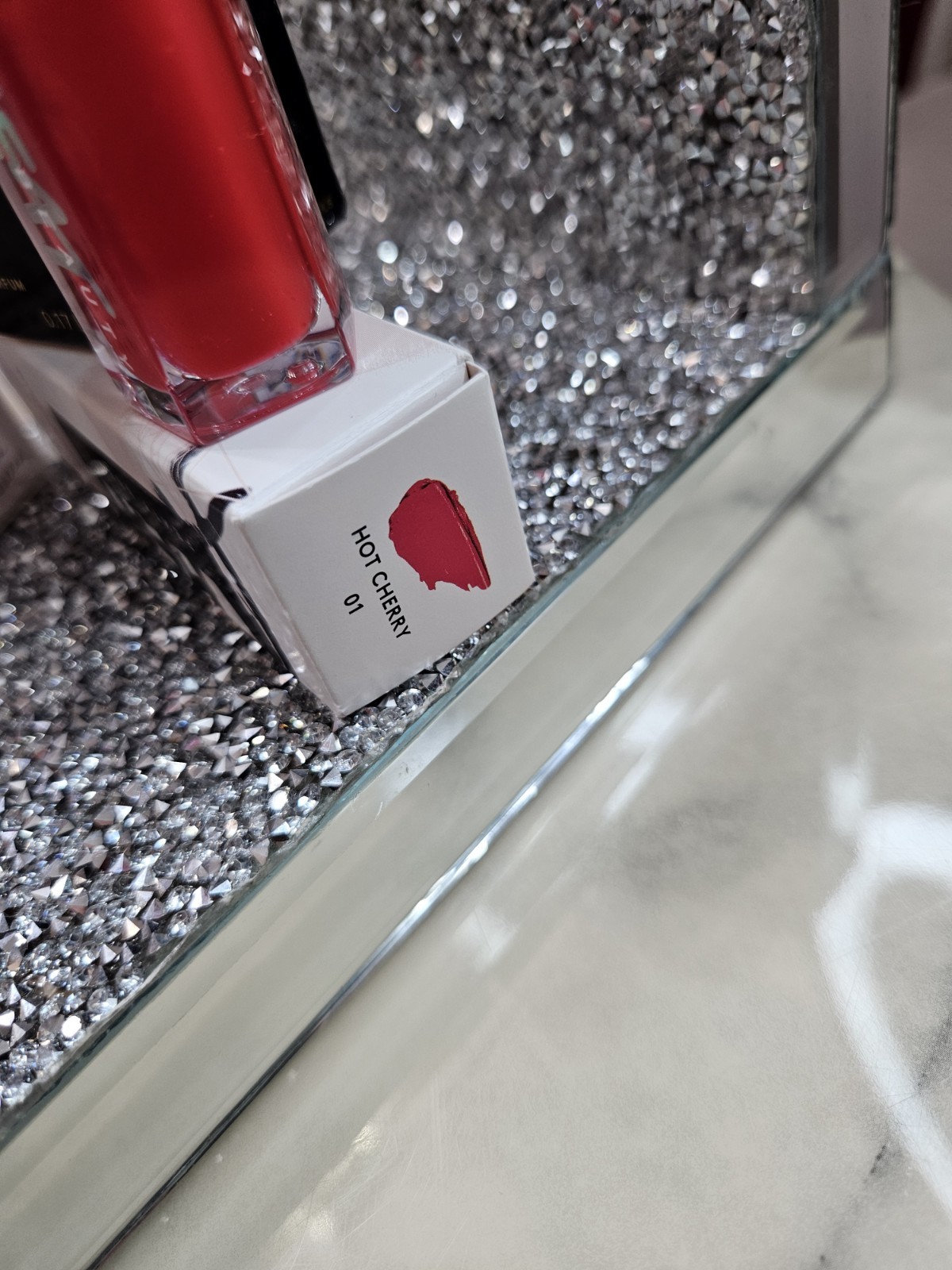 Laura Geller Shine Stick, Versace Crystal Noir, Fenty Beauty Gloss Bomb Lot