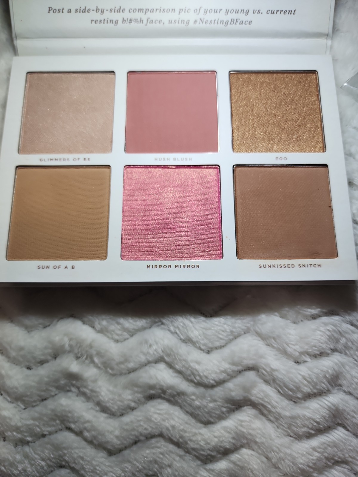 Pretty Vulgar Makeup Vanity Box Gift Set Nesting B Face Palette Concealer Nail