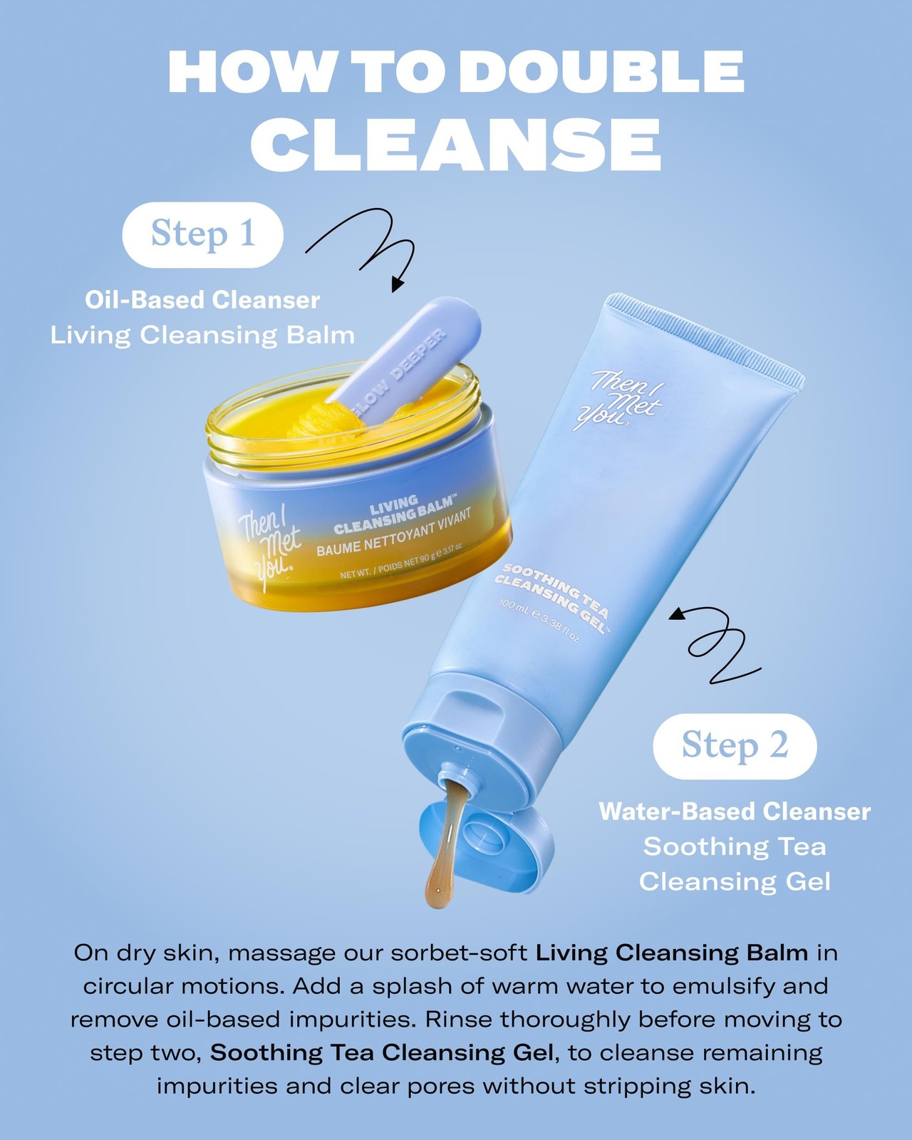 Then I Met You Living Cleansing Balm, Makeup Remover, Cleansing Oil, Face Cle…