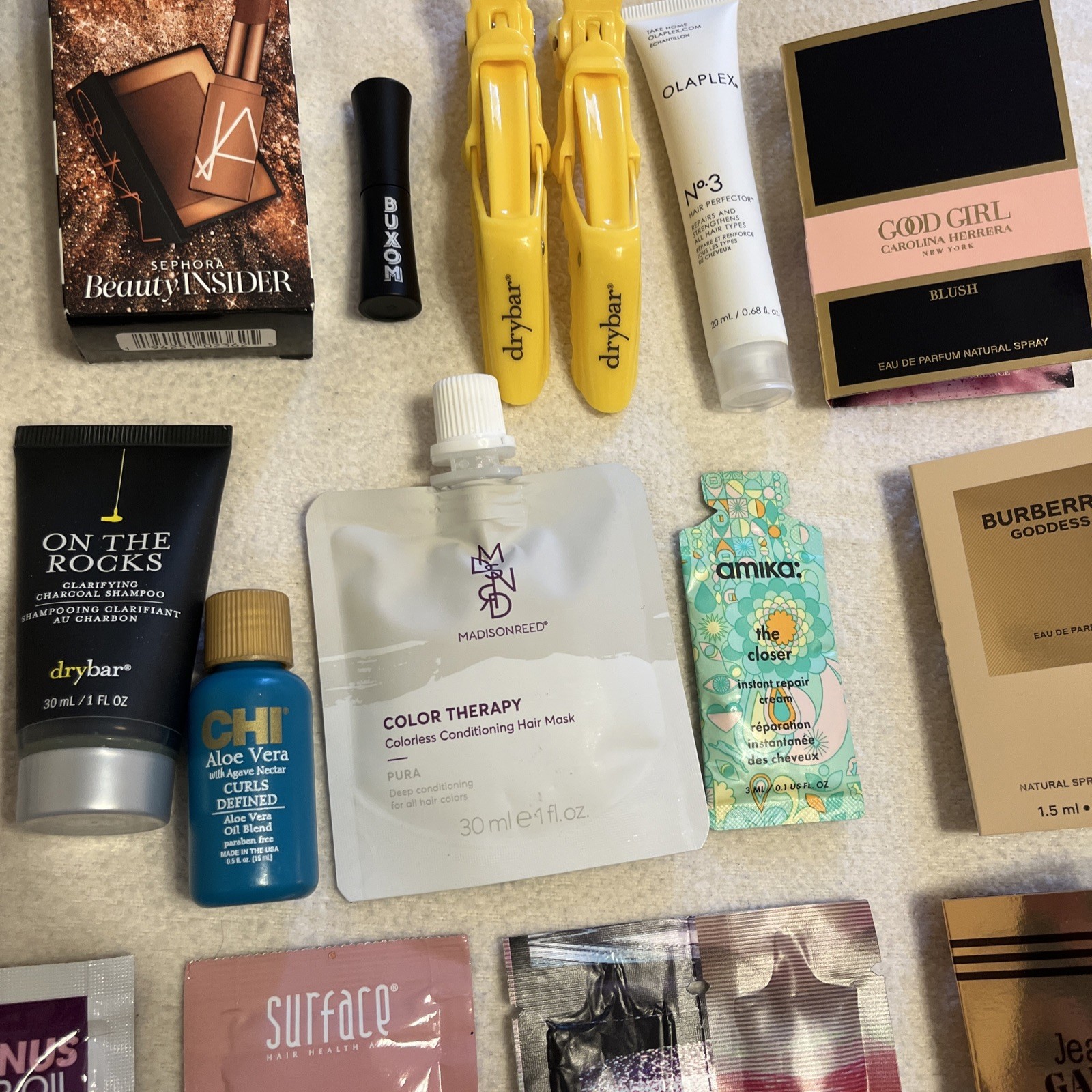 24 Premium Beauty Minis/Samples & 4 Full Sizes! Hair, Skincare, Perfume, Makeup