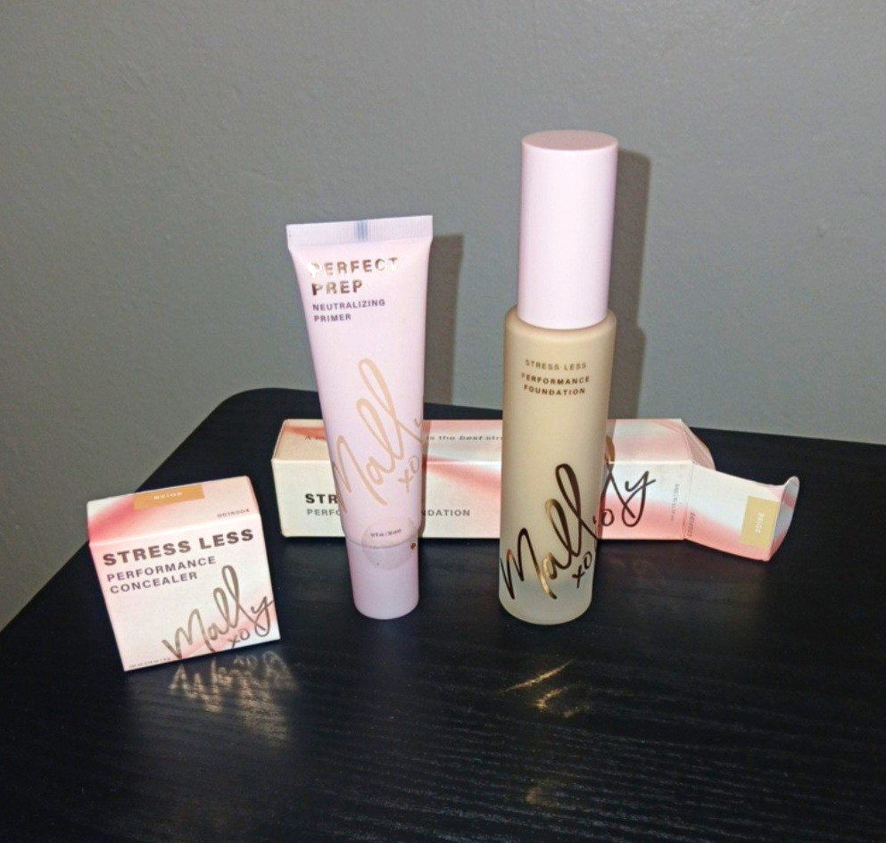 Mally Perfect Prep Neutralizing Primer Stress Less Foundation & Concealer Lot