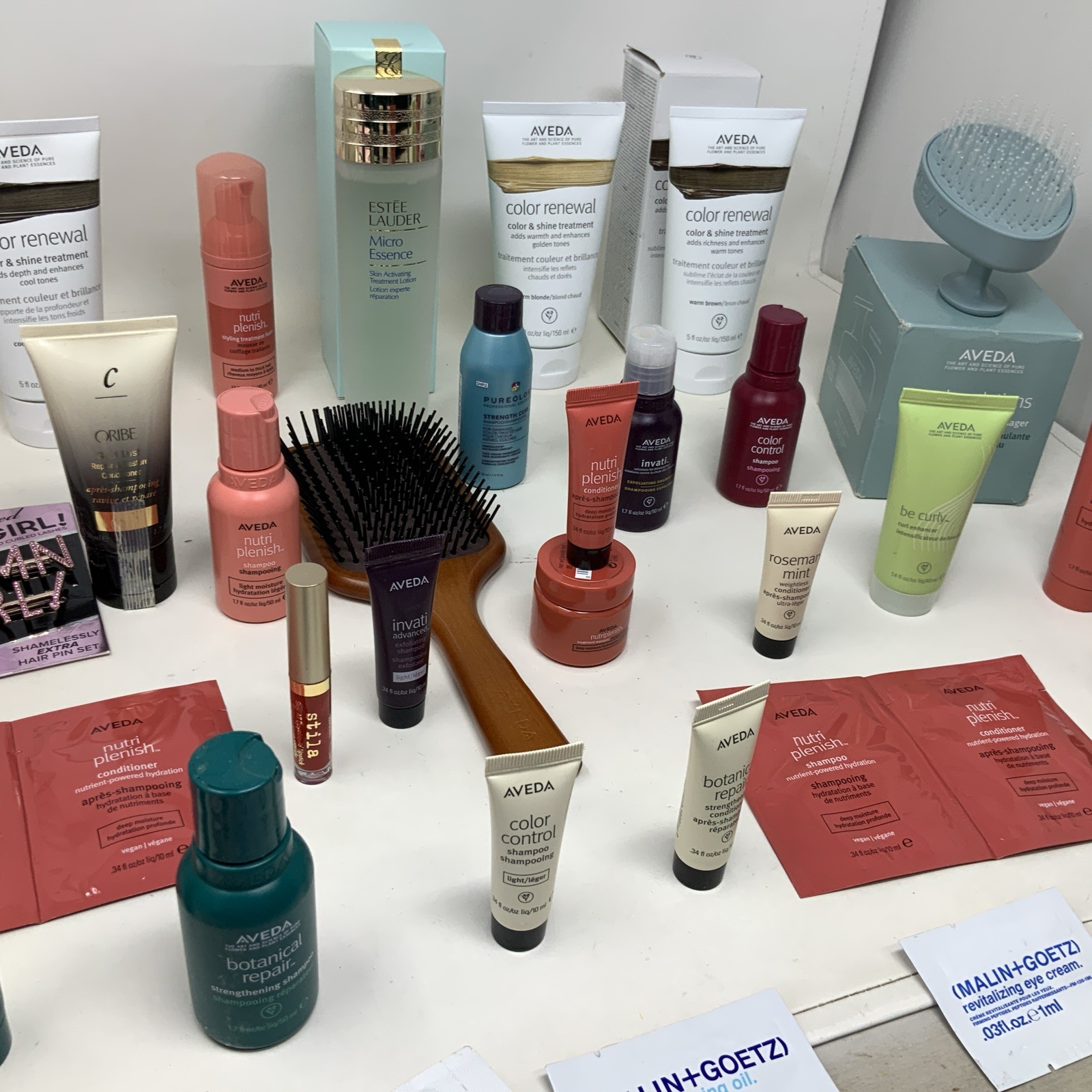 Huge Lot Of 41 Pieces Aveda Full, Travel And Sample Size