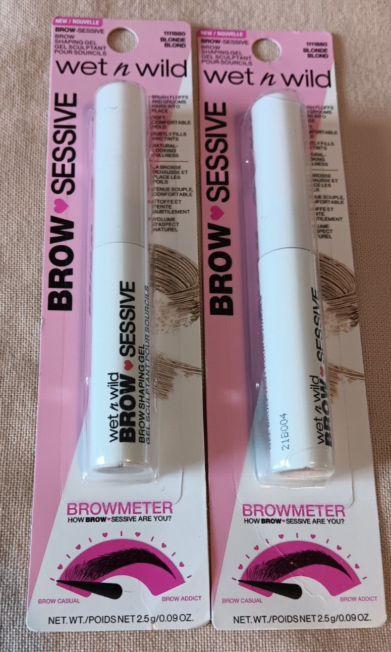 Wet n Wild Lot Blonde Brow Gel Light Ivory Fair Beige Photofocus Concealer Wand