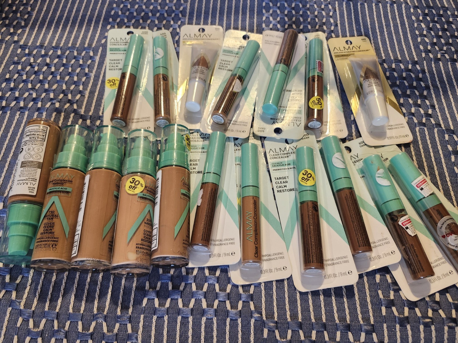 Almay Fragrance-Free Hypoallergenic Makeup & Concealer Lot Clear Complexion